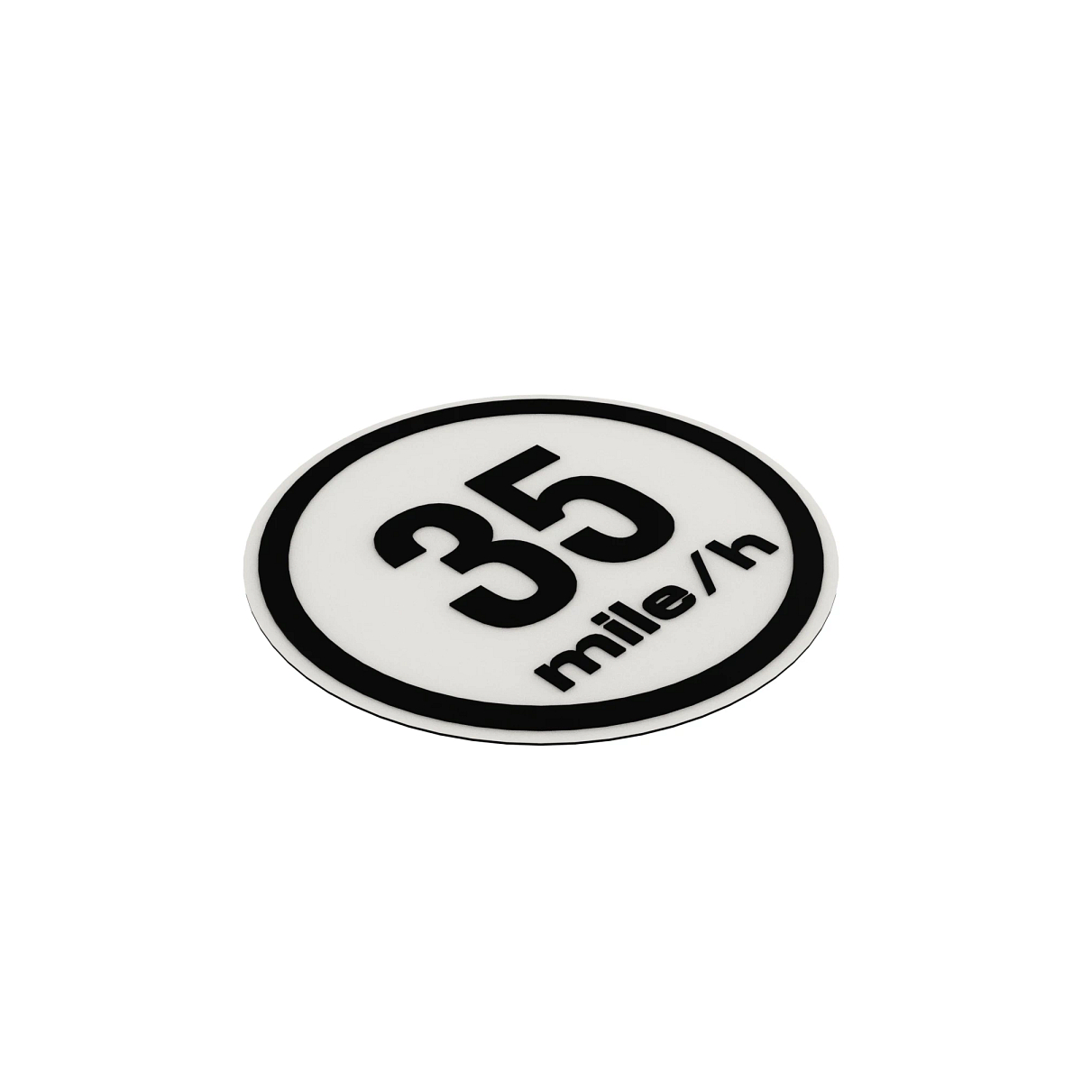 LABEL, LABEL, 35 MPH