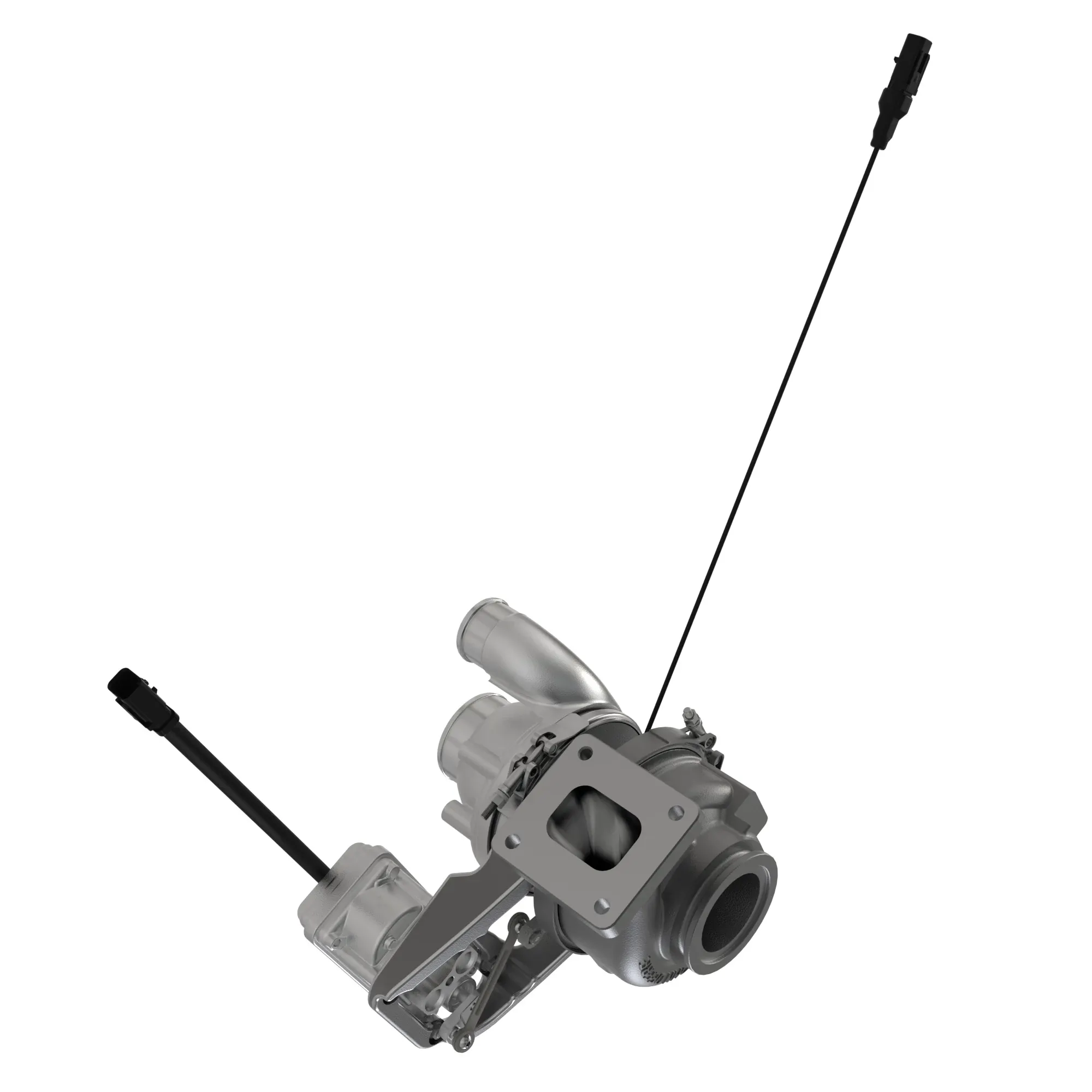 John Deere High Actuator Turbocharger, 12 Volts - DZ103845