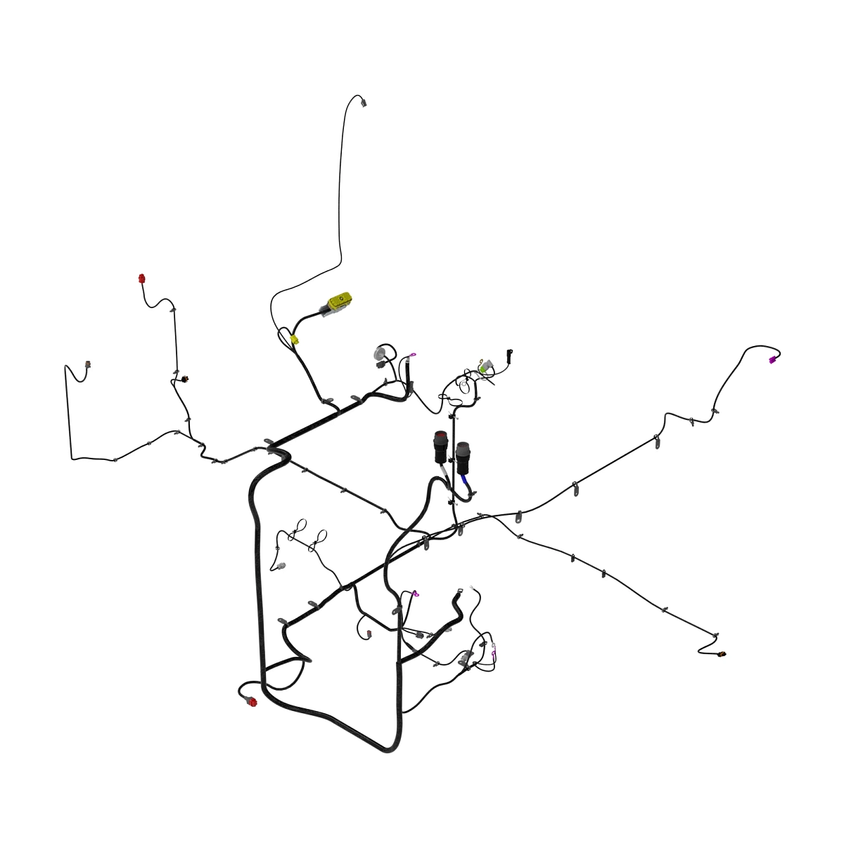Wiring Harness, Engine 9.0 T3, Sts