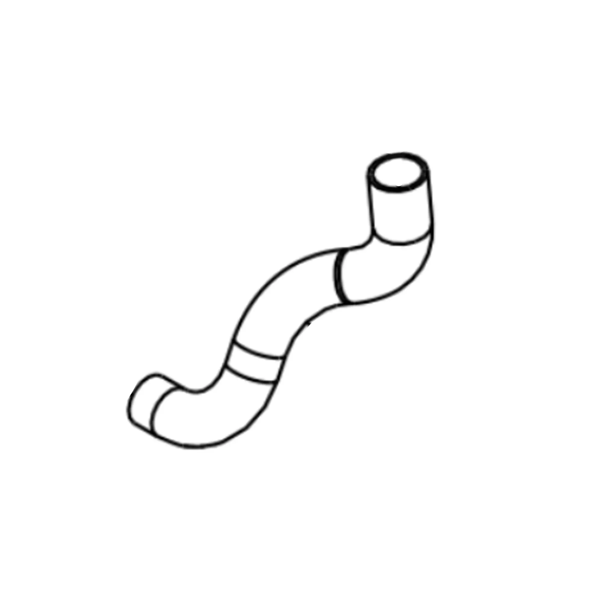 John Deere Lower Radiator Hose - T437747