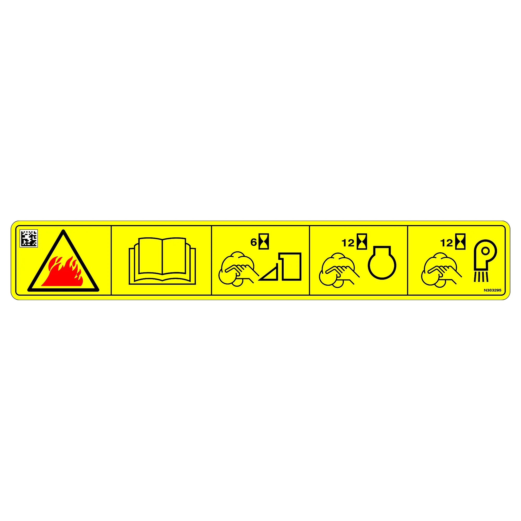 John Deere Cleaning Text Free Decal - N383295