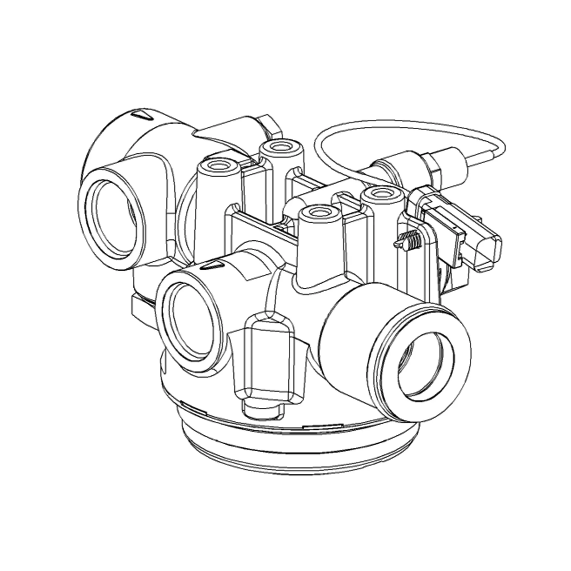 John Deere Hydraulic Oil Filter Head - AT495721