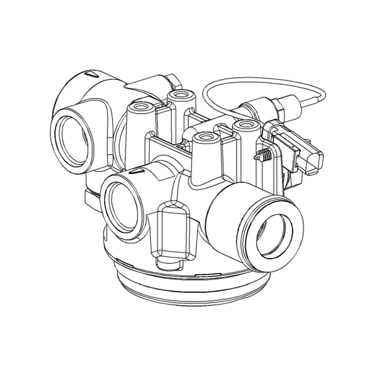 Filter Head, Open Cent