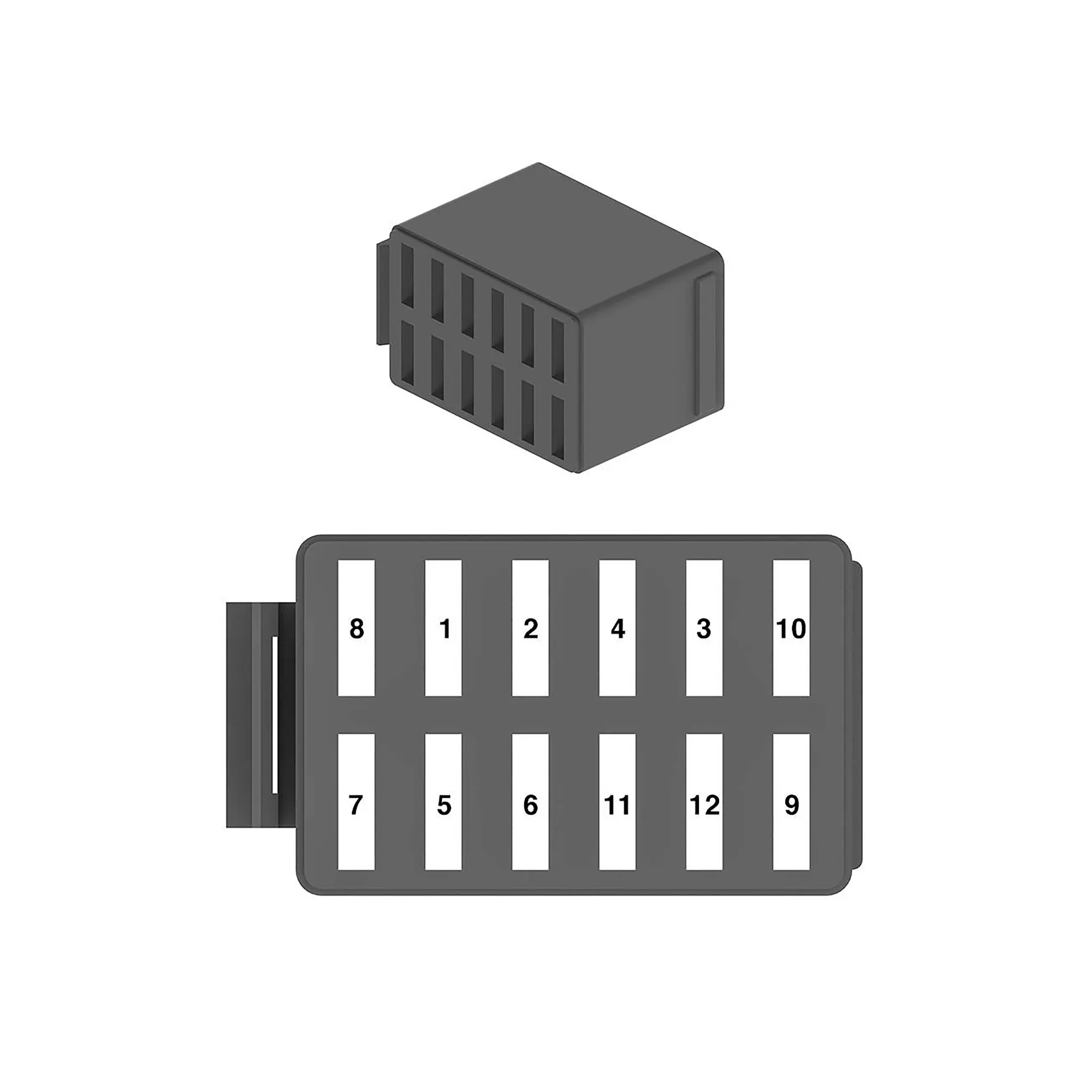 John Deere Elec. Connector Housing - 57M17638