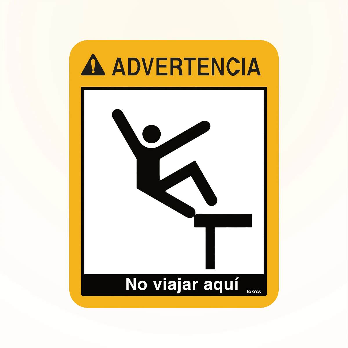 LABEL - DO-NOT-RIDE (SPANISH)
