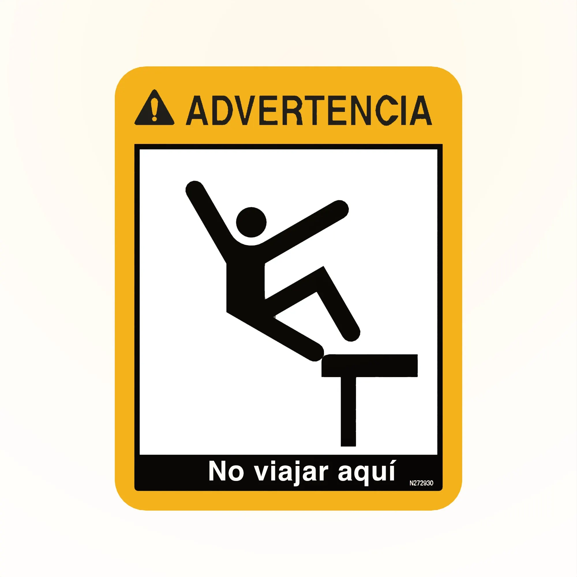 John Deere Do Not Ride Decal, Spanish - N272930