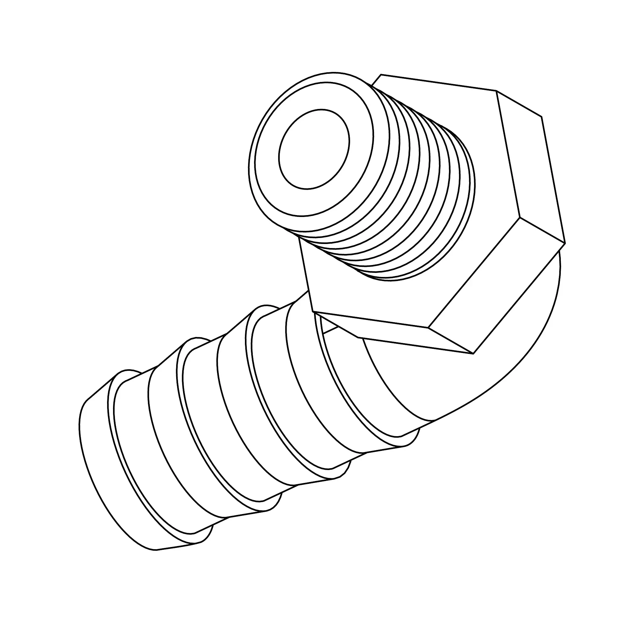 John Deere Hagie Poly Hose - 5HG618556