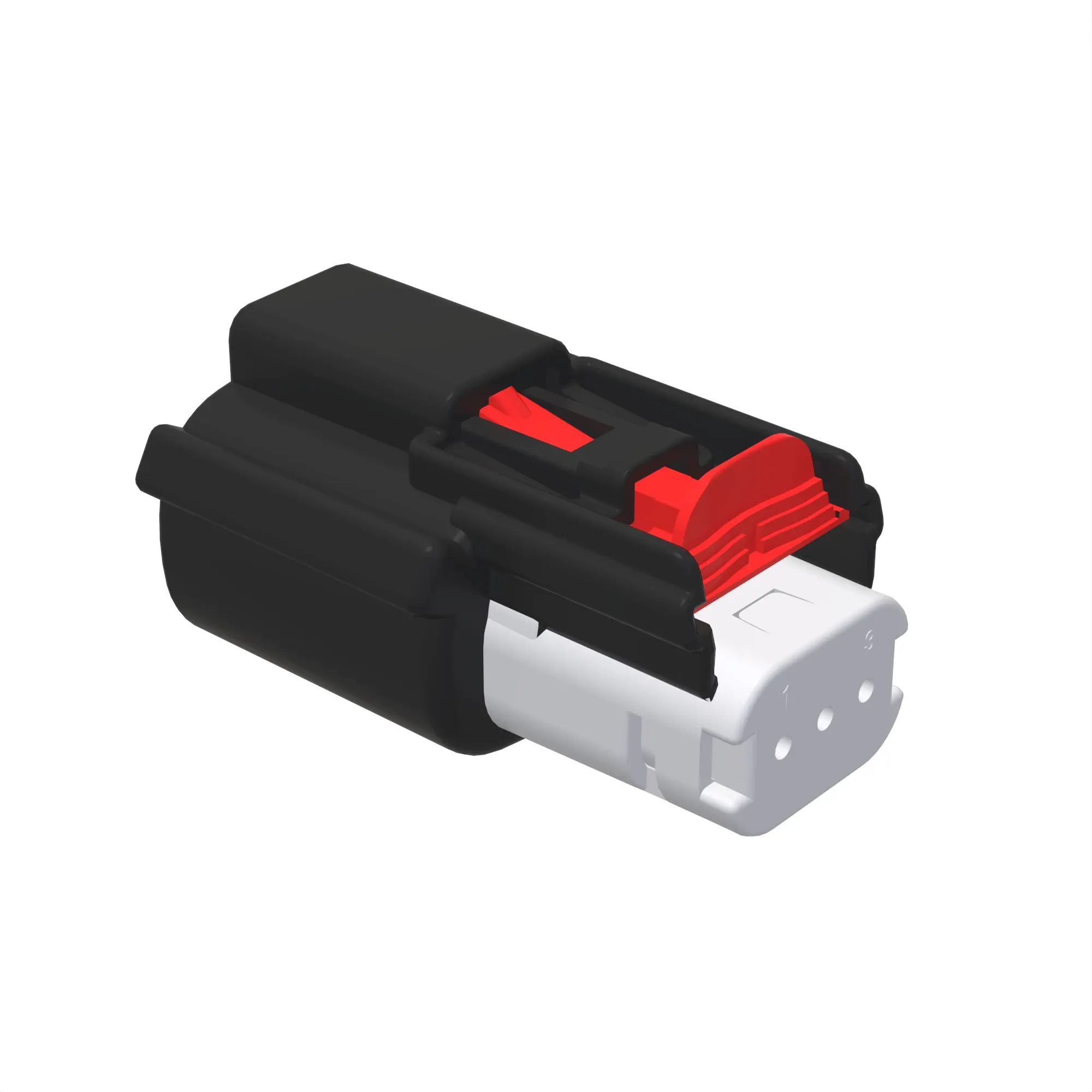 CONN MOLEX MX150 3W FS BLK PLSTC