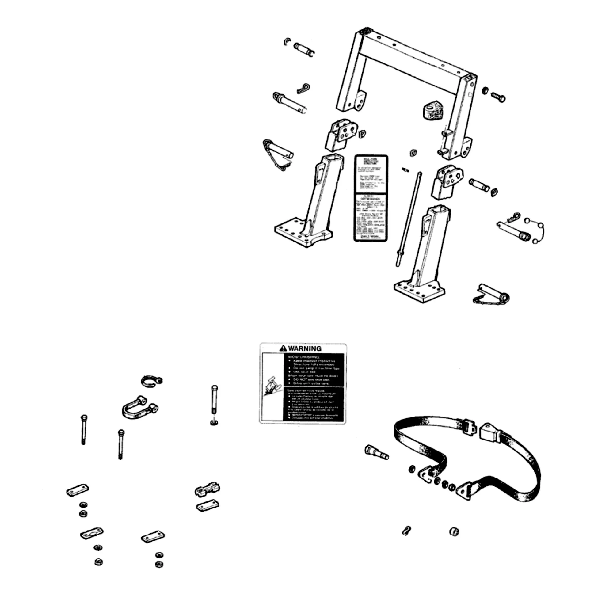 John Deere Two Post Roll-Gard™ Roll Gard - AL68752