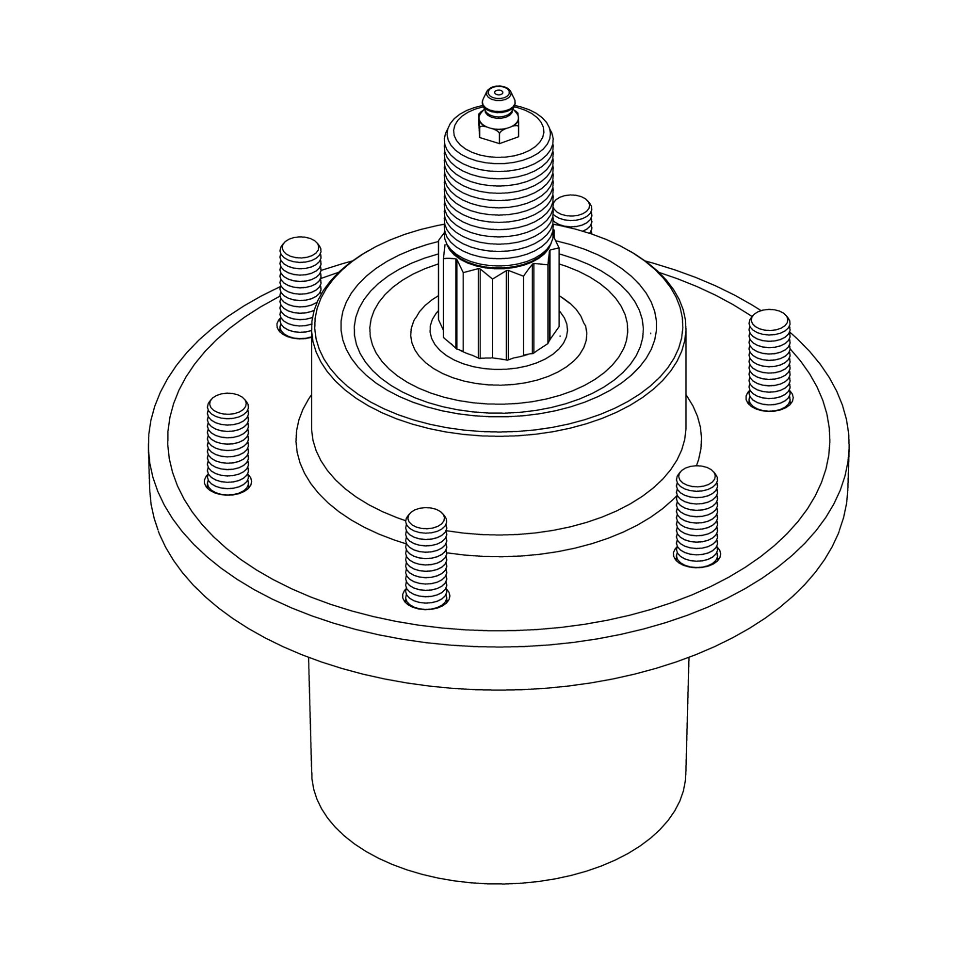 John Deere Spindle Assembly - TCA20480