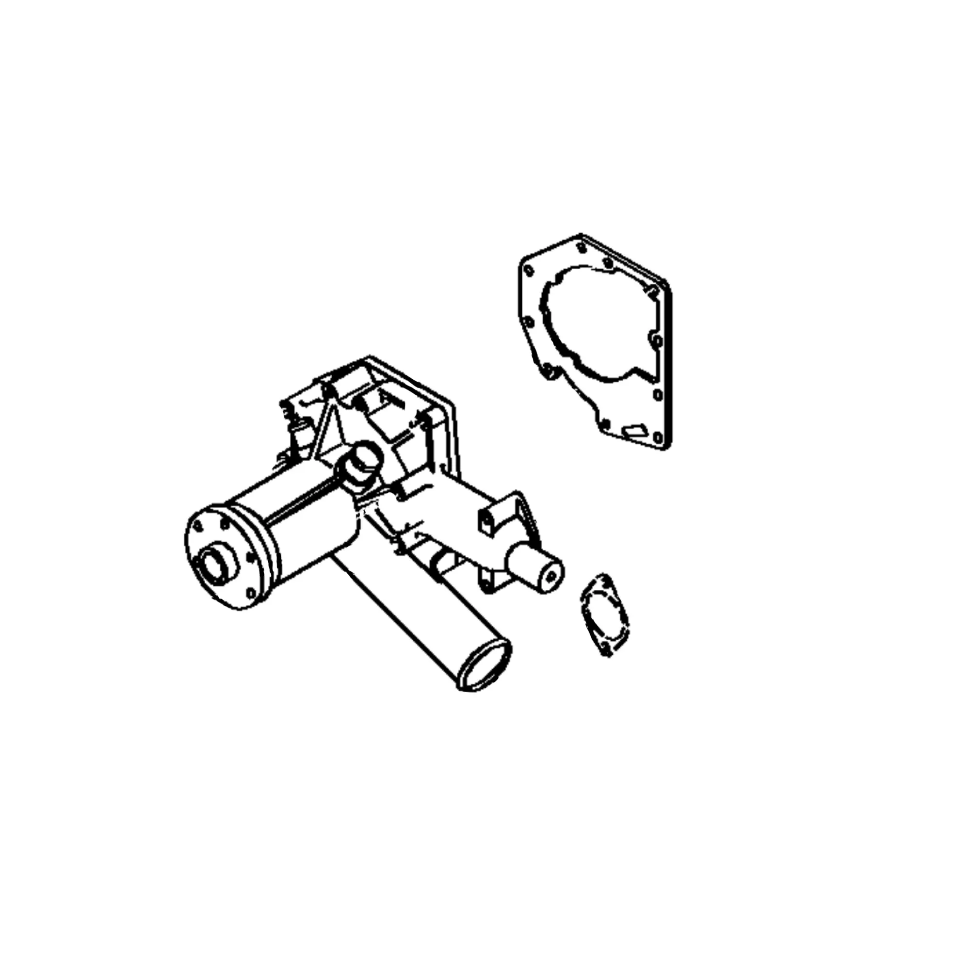 John Deere Water Pump with Gasket - 1873104870