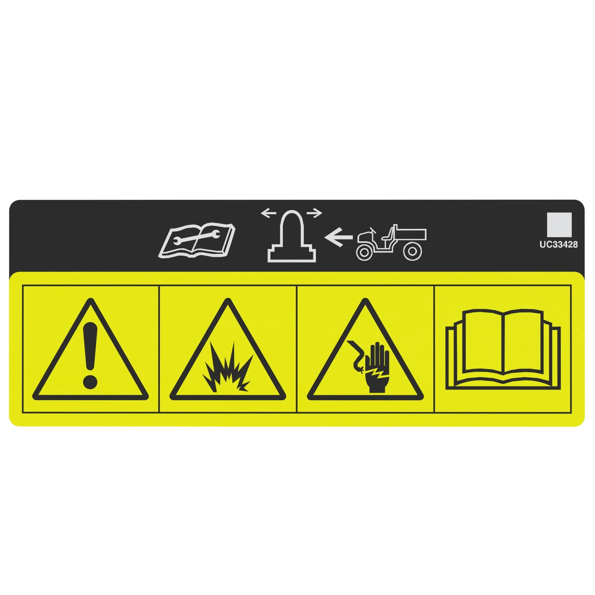 John Deere Safety Sign - UC33428