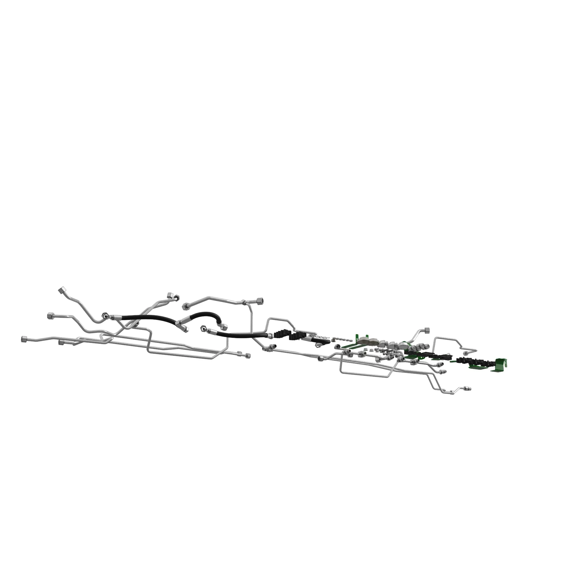 BL16556; Oil Line for Front Hitch; Oil Lines; Front Hitch; MHM1896; 8470