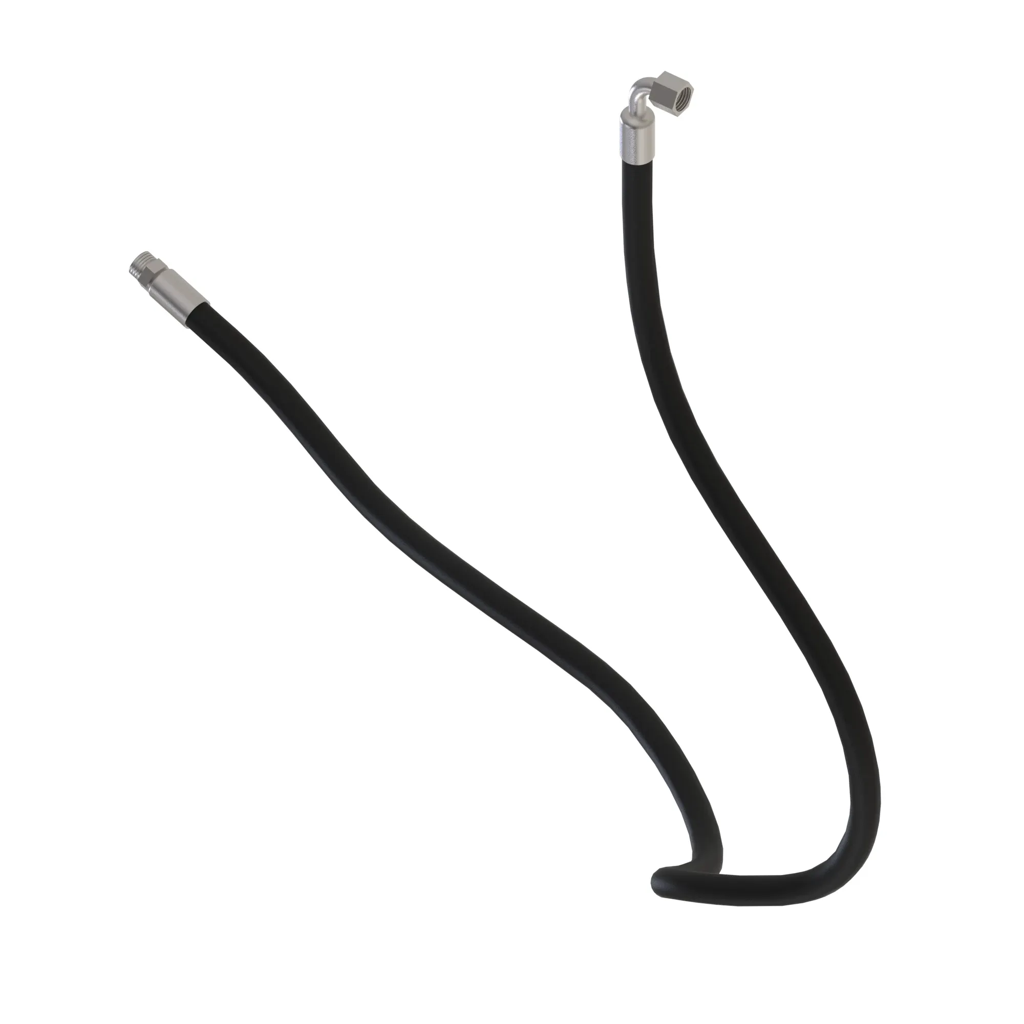 John Deere Steering Hydraulic Elbow Hose - DQ74331