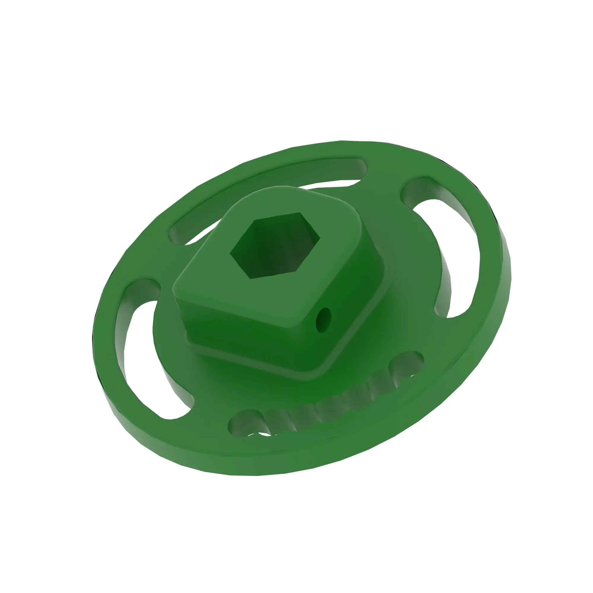 John Deere Auger Timing Support Hub - HXE59408