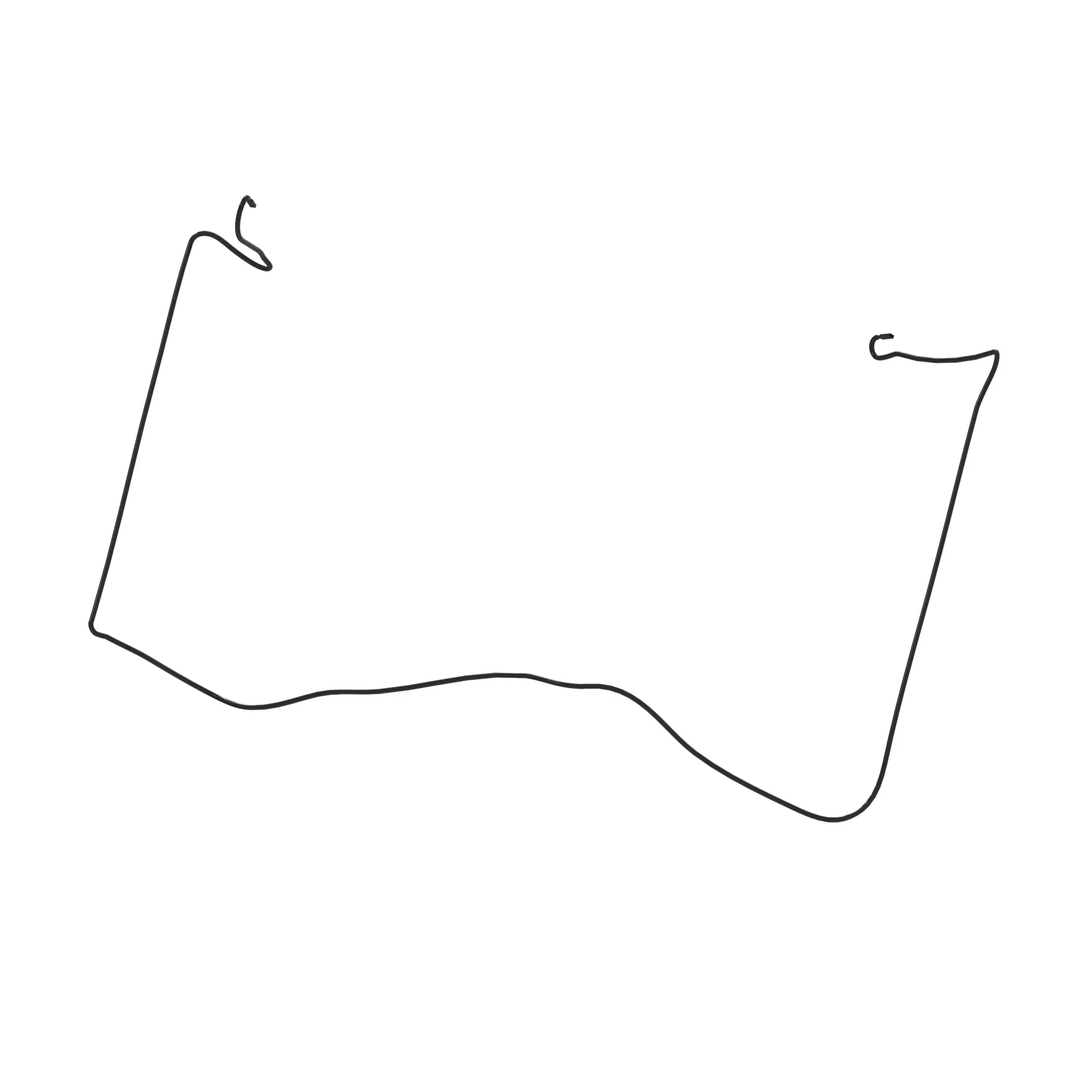 John Deere Straw Warning Wiring Harness - ADX13078