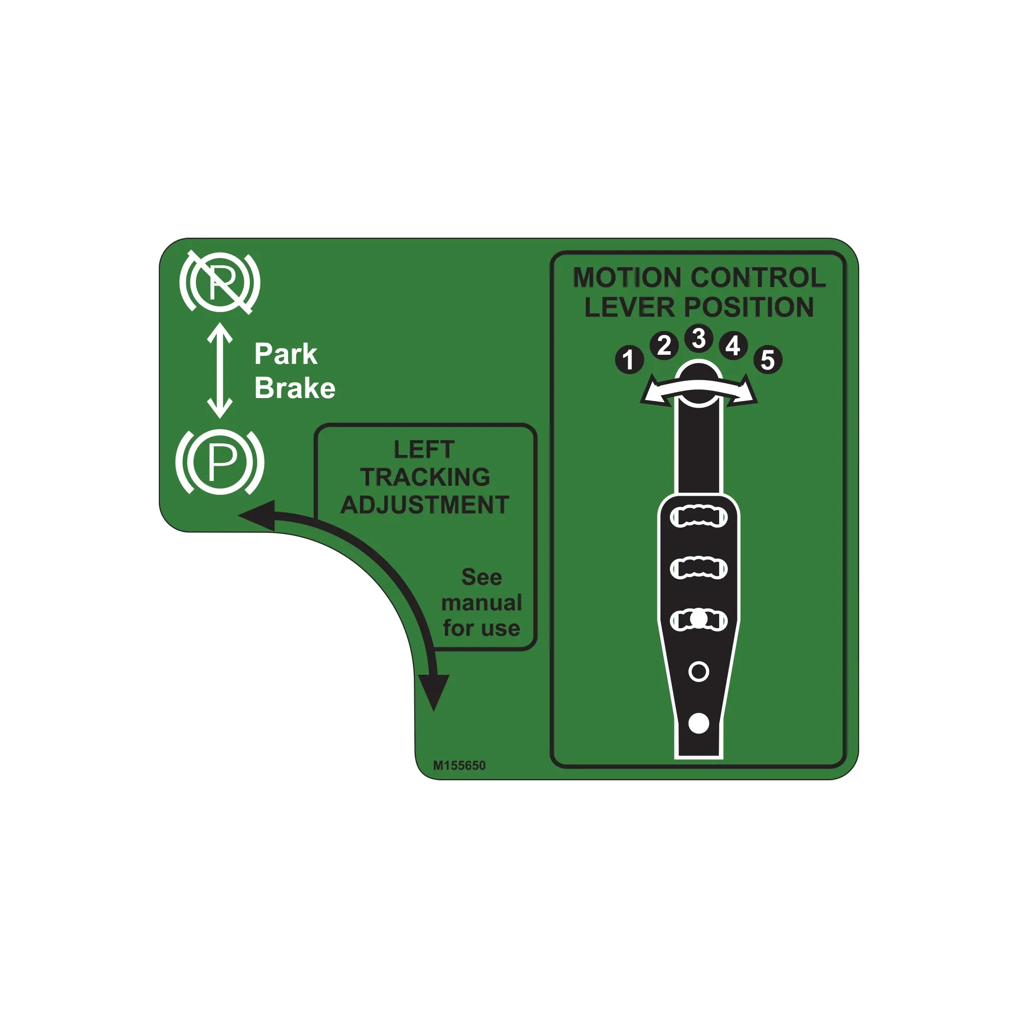 John Deere Label - M155650