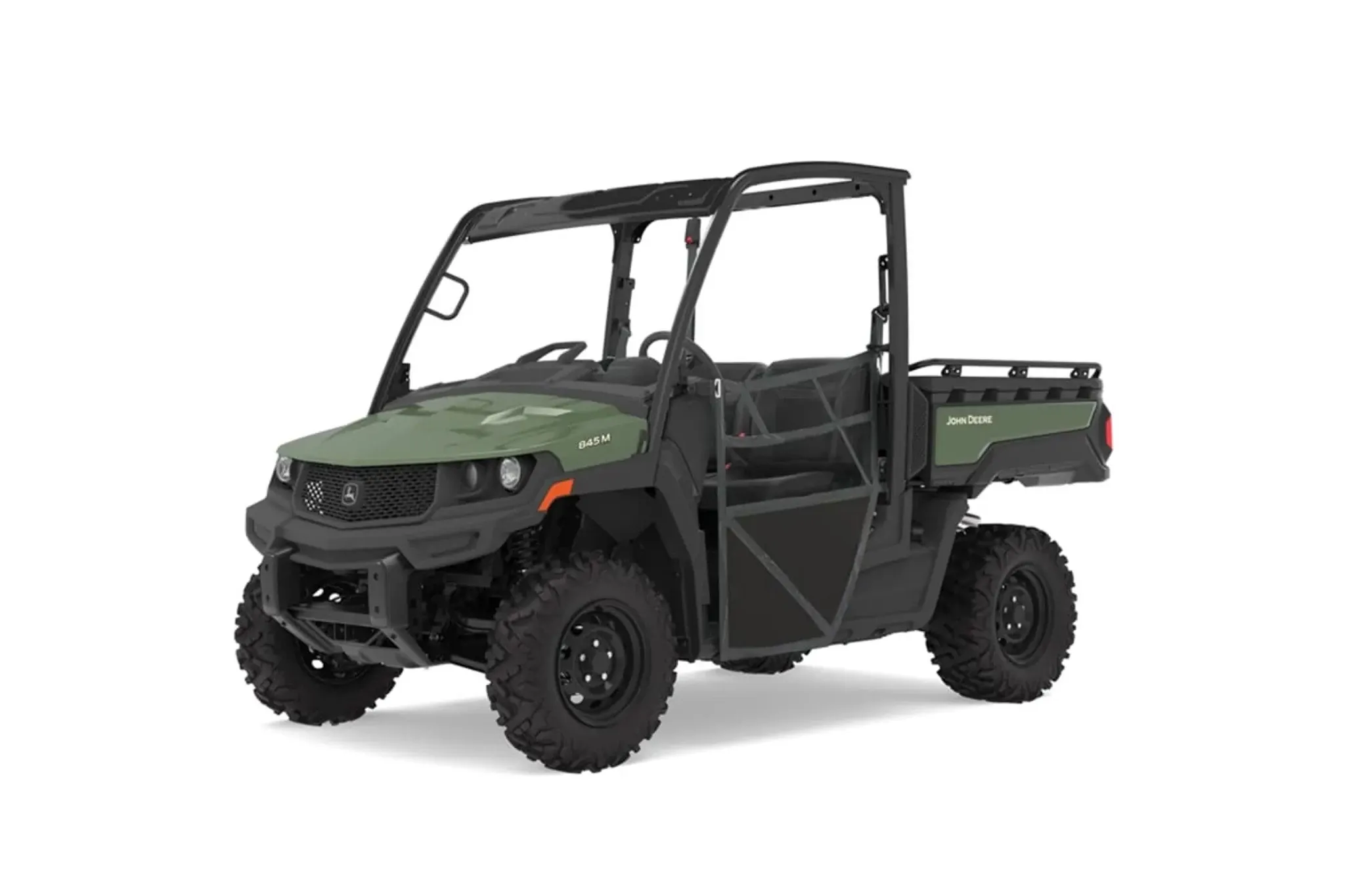 Front left studio view of XUV 845M in Olive