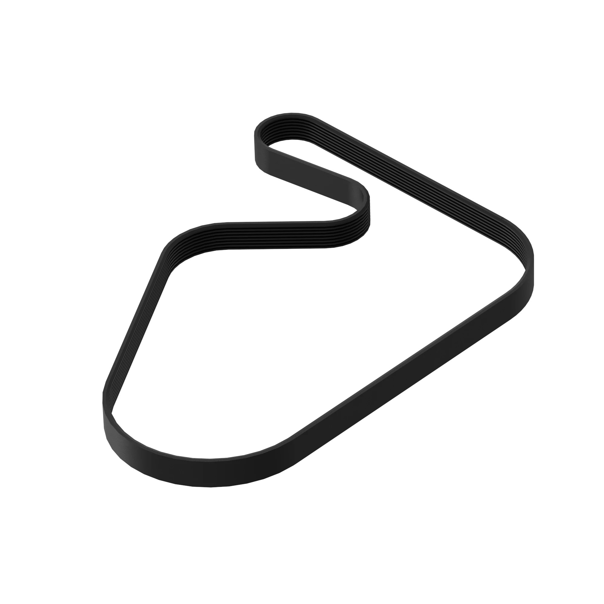 John Deere 8PK Section Engine Fan Drive V-Belt, Effective Length 1545.0 mm (60.8 inch) - R123437