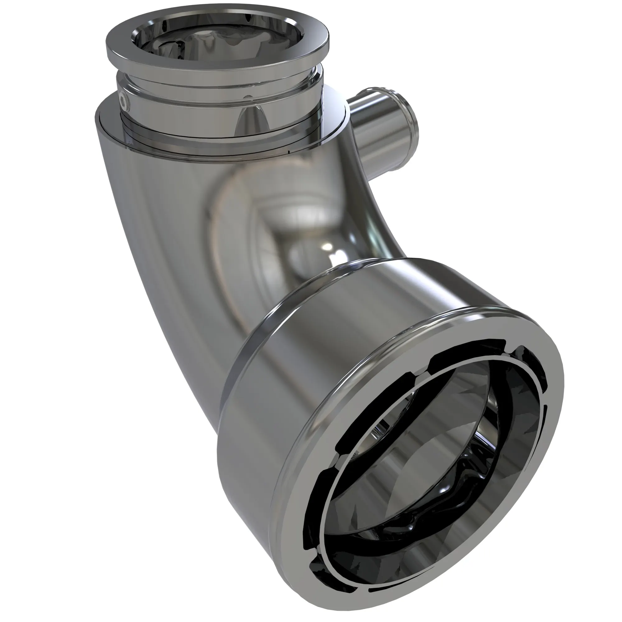 WET EXHAUST ELBOW,
6 INCH O/L, 2 INCH I/L