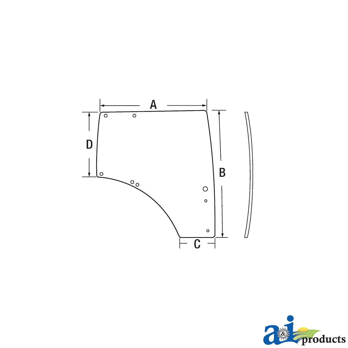 A&I Products Windshield - A-L212968