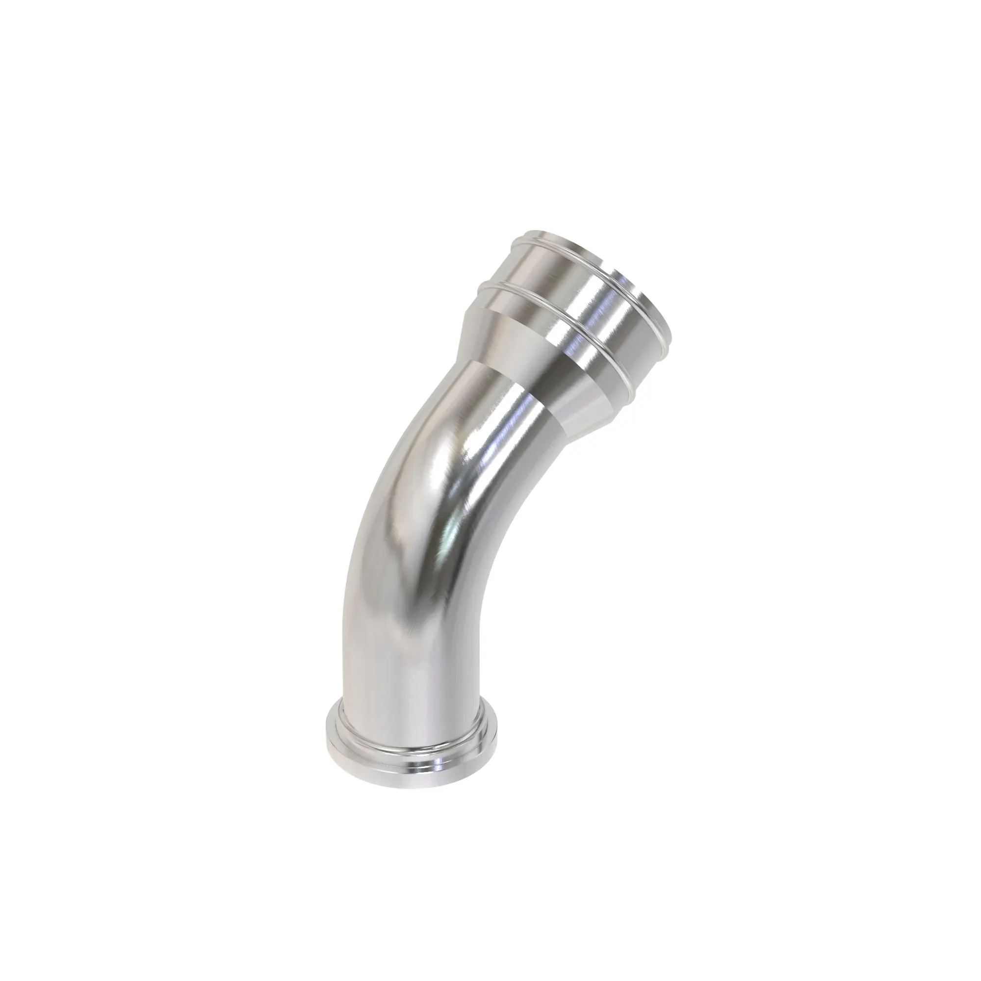 45 DEGREE INLET TUBE ELBOW -40 CODE 61 TO -56 BEADED END