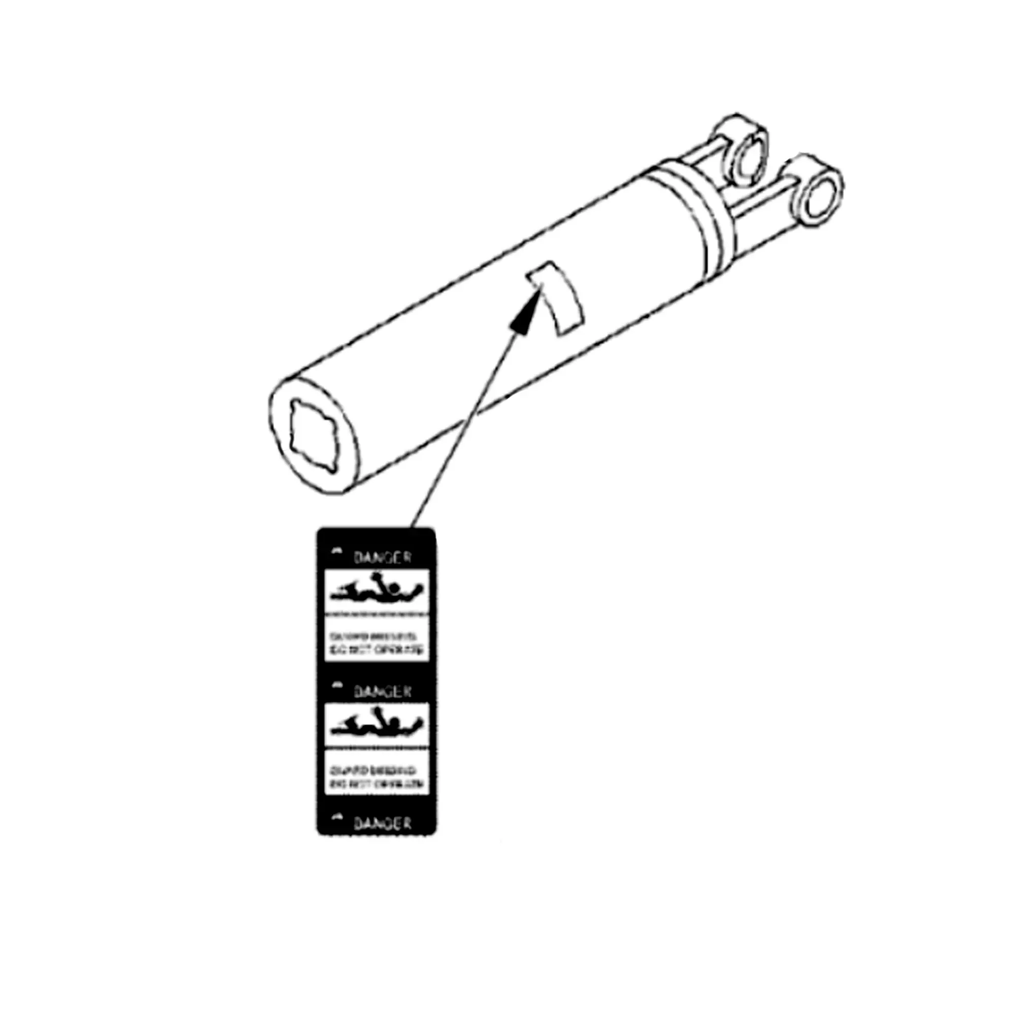 John Deere Yoke with Tube - AW34001