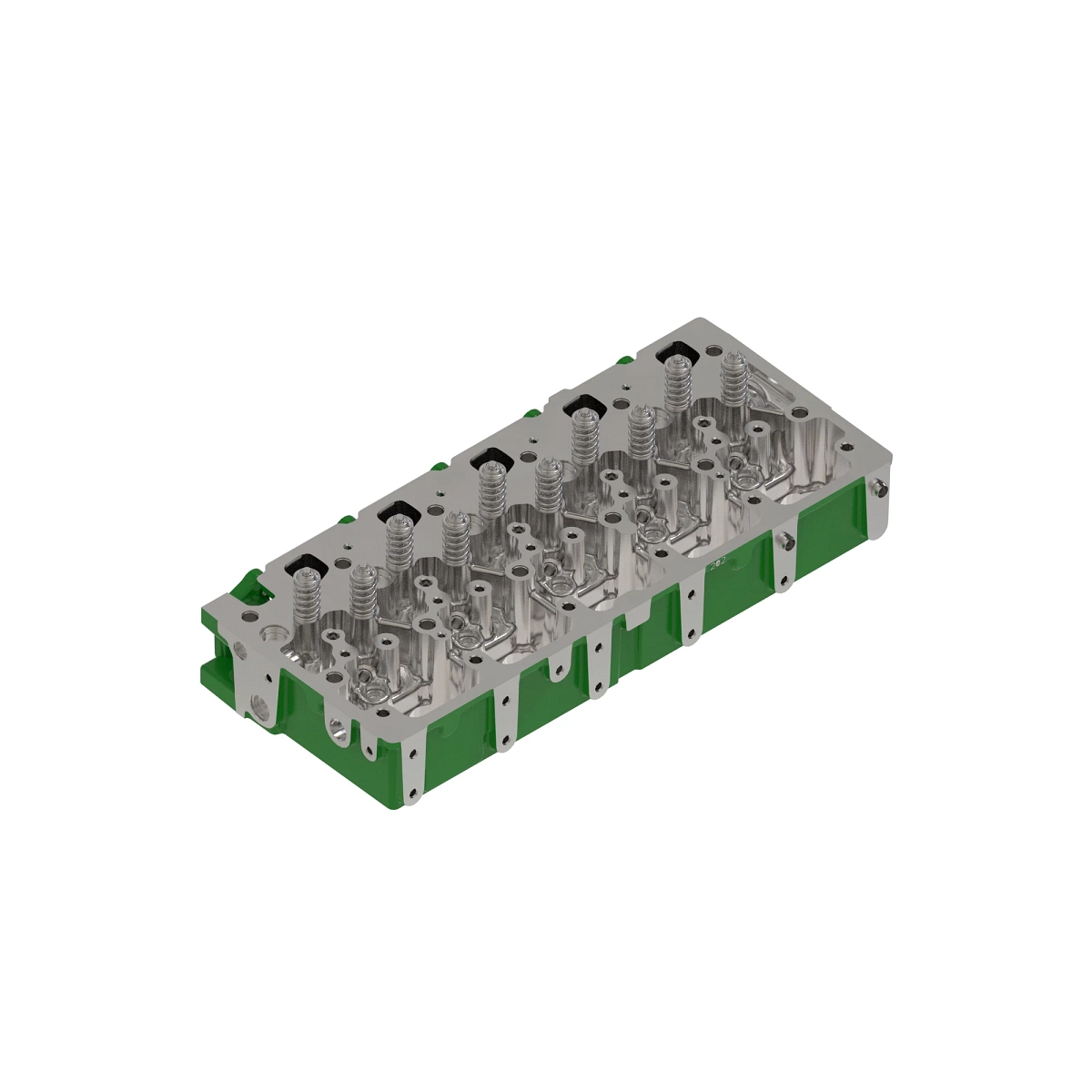 John Deere Engine Cylinder Head with Valves - DZ117412