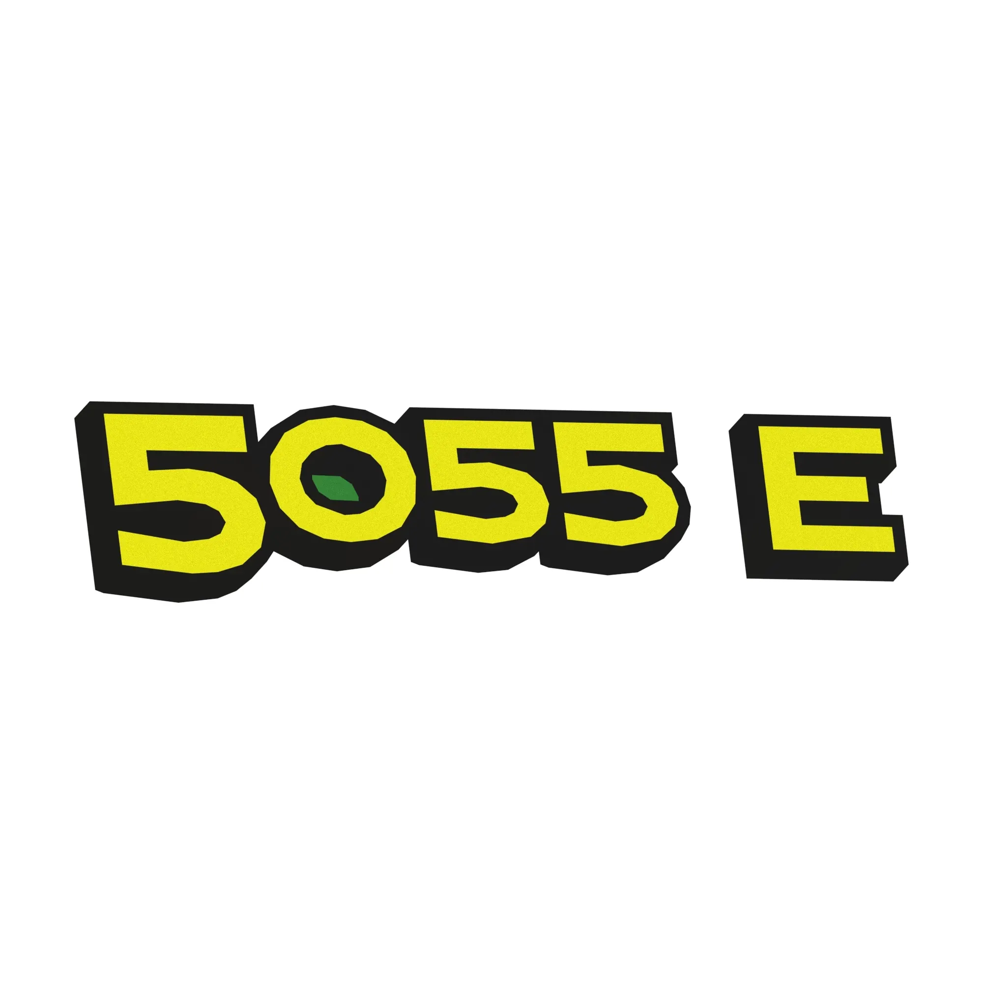 John Deere 5055E Model Designation Label, Right Side - SU25246