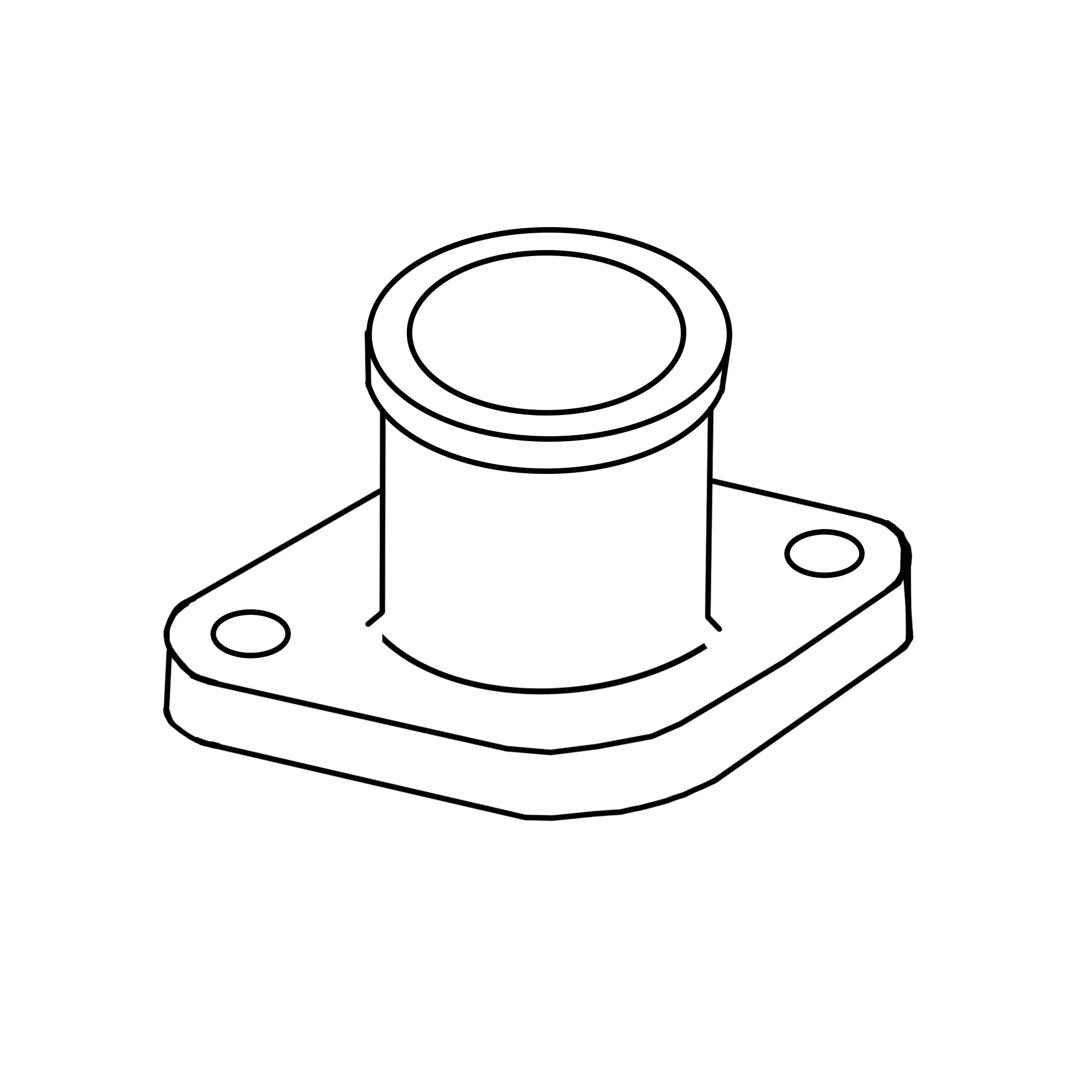John Deere Water Pump Cover - M800049