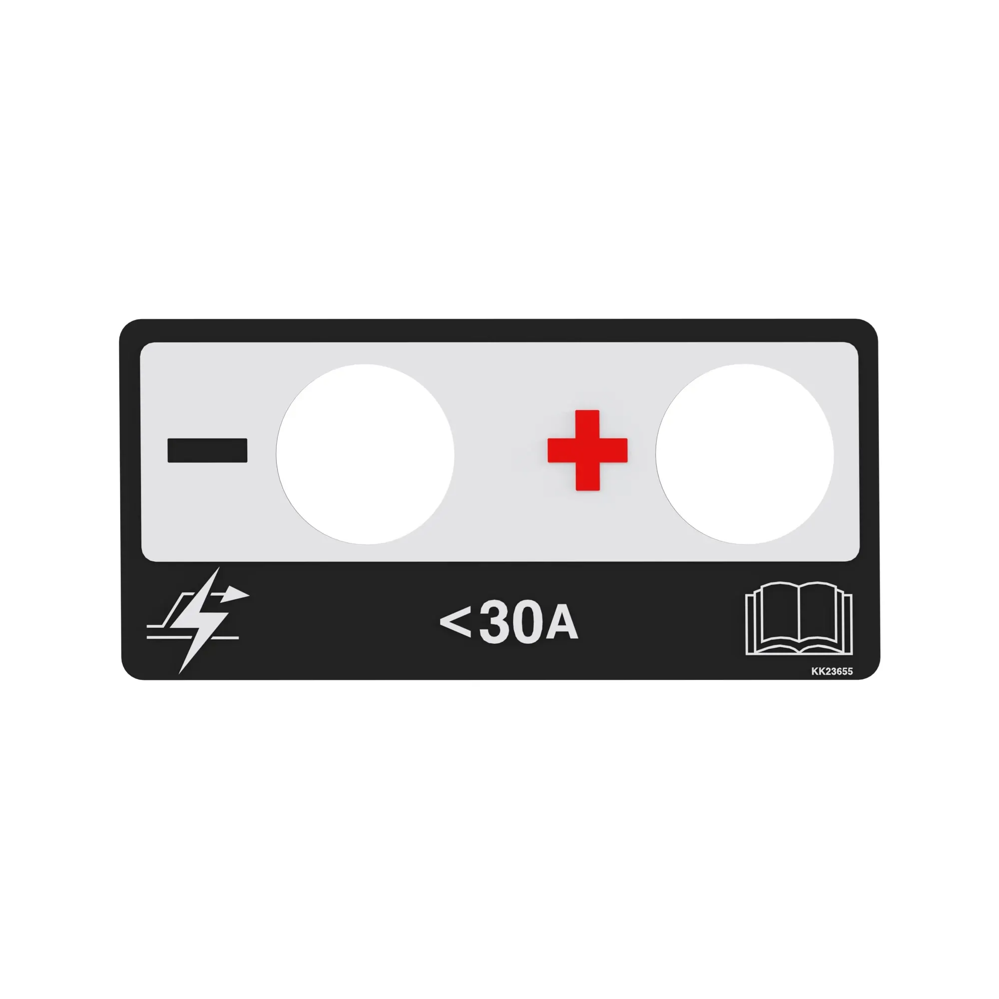 John Deere Auxiliary Electrical Label - KK23655