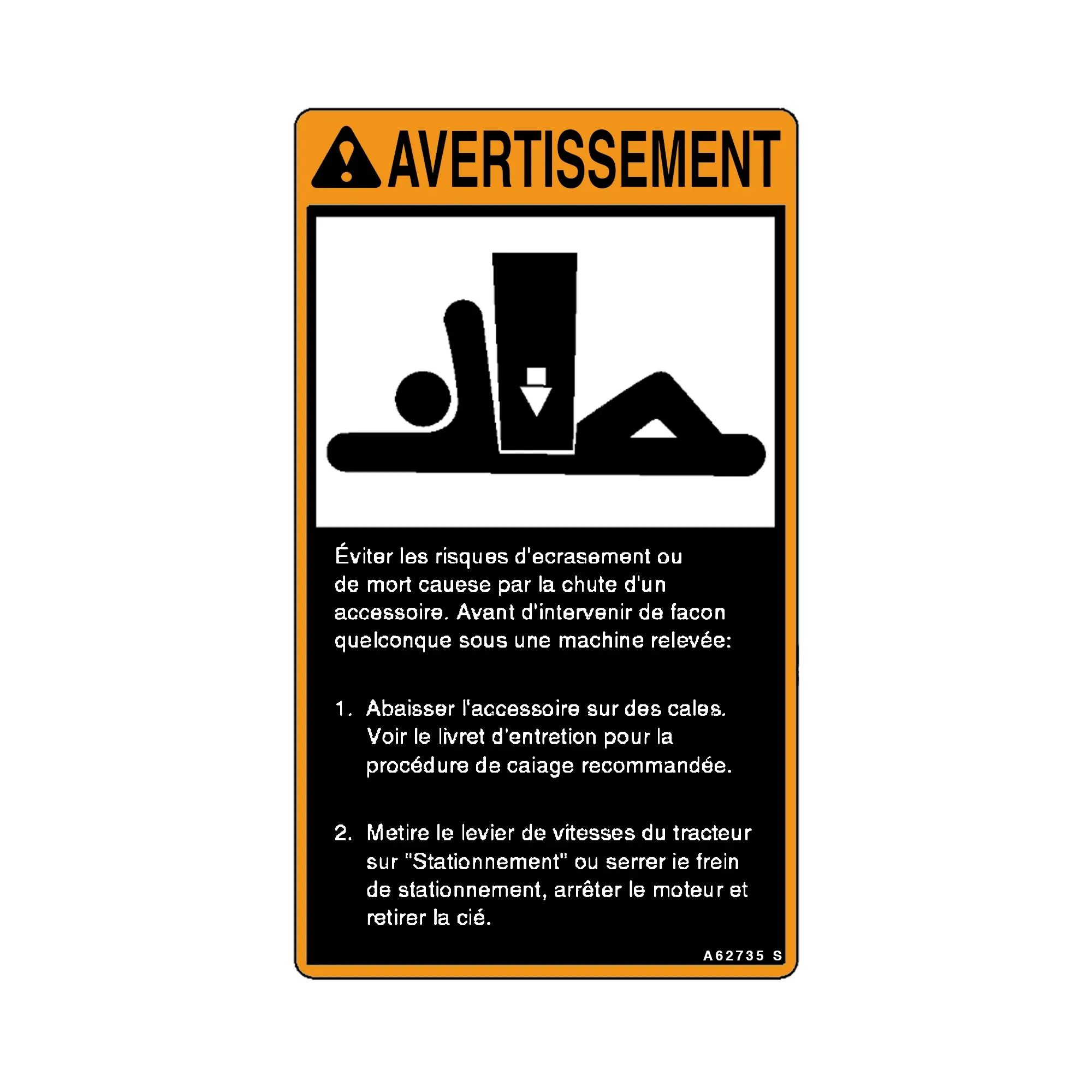 Label, Warning - 1530 - French