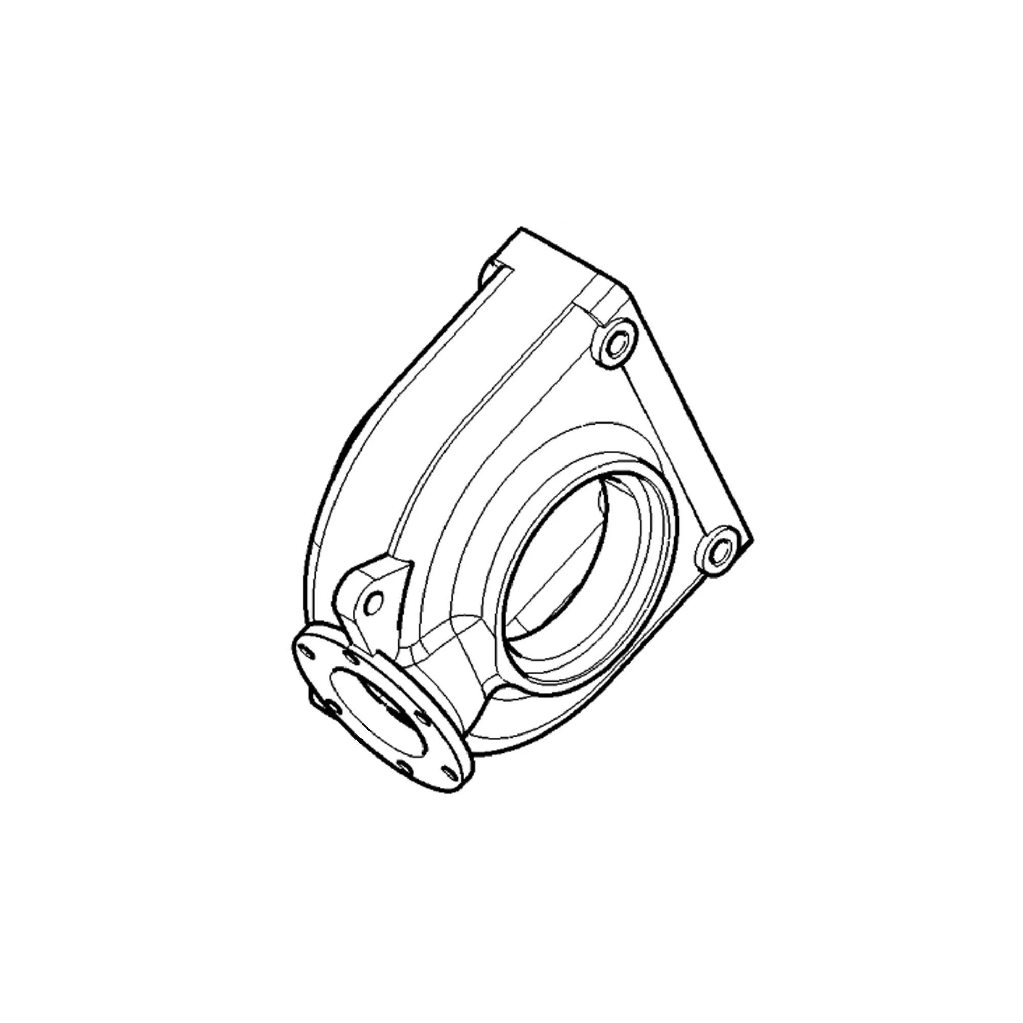 John Deere Upper Knotter Gearbox Housing - FH332843