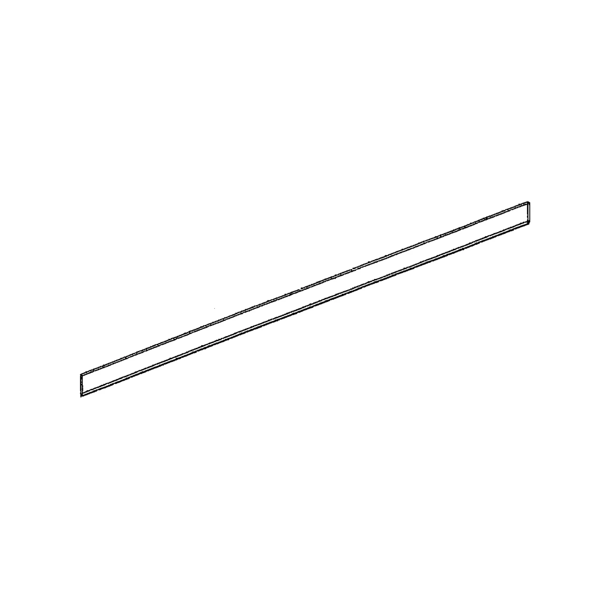 John Deere Single Bevel Flat Cutting Edge - T147331