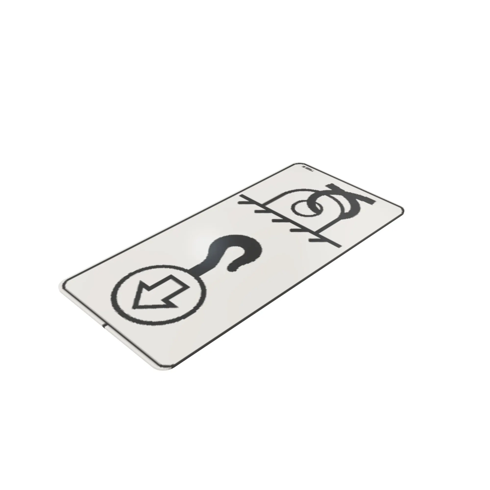 John Deere Tie Down Label - T233315