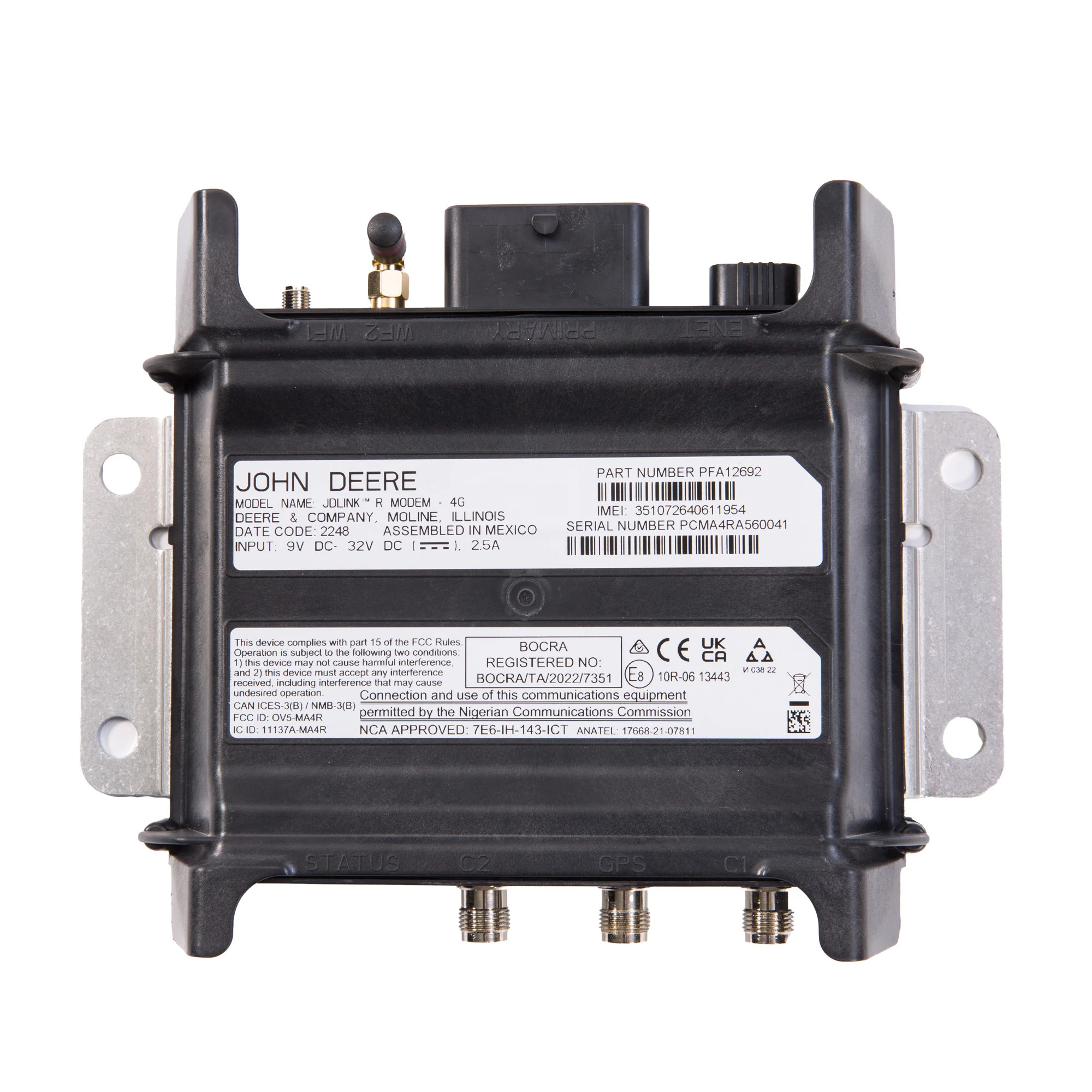 ELECTRONIC CONTROL UNIT, ELECTRONIC