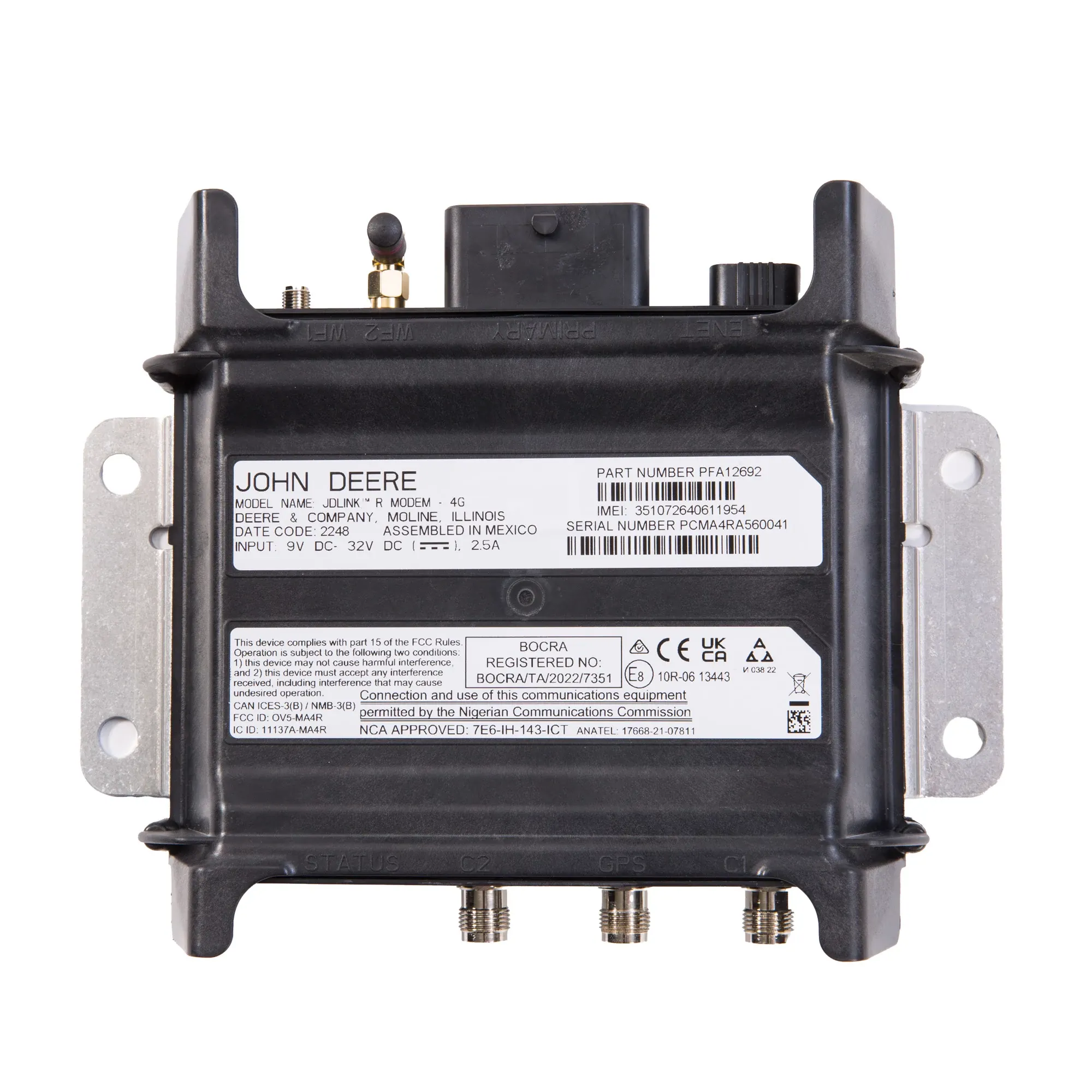 ELECTRONIC CONTROL UNIT, ELECTRONIC