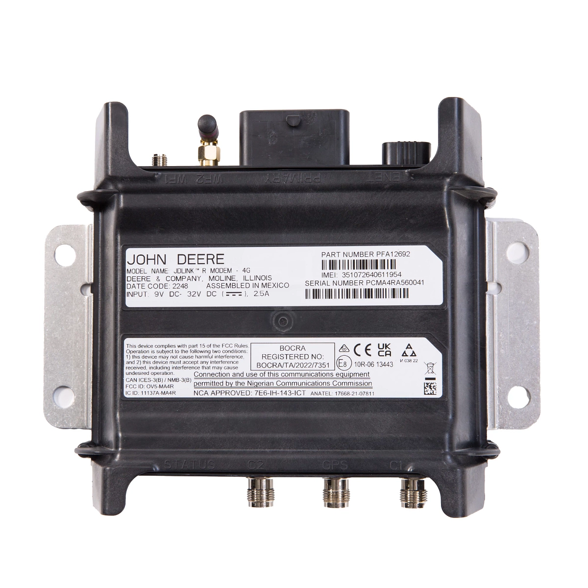 ELECTRONIC CONTROL UNIT, ELECTRONIC