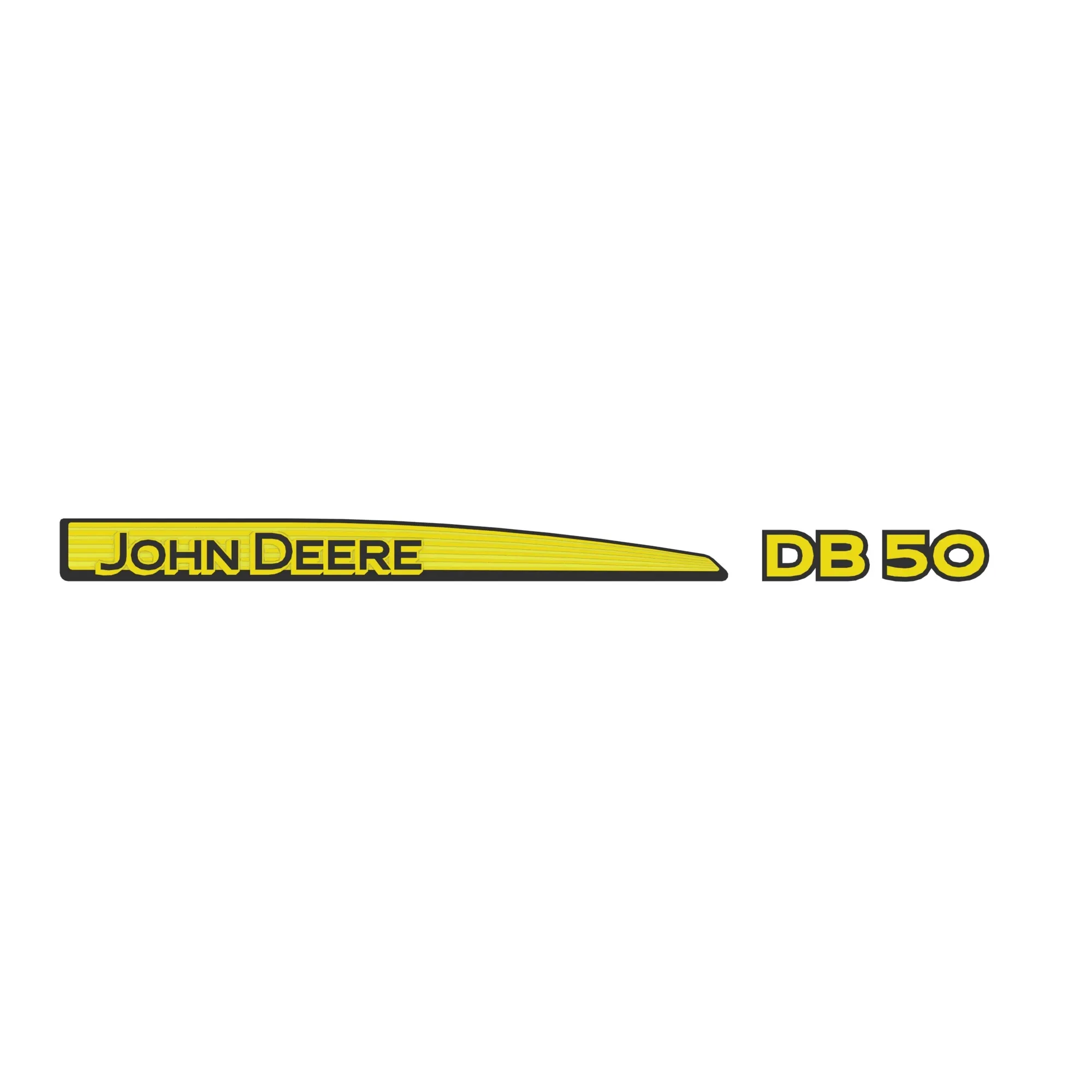 John Deere DB50 Decal, Right Side, Label - KK49503