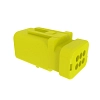 John Deere Yellow Electrical Connector Housing, Cavities 6 - 57M9791