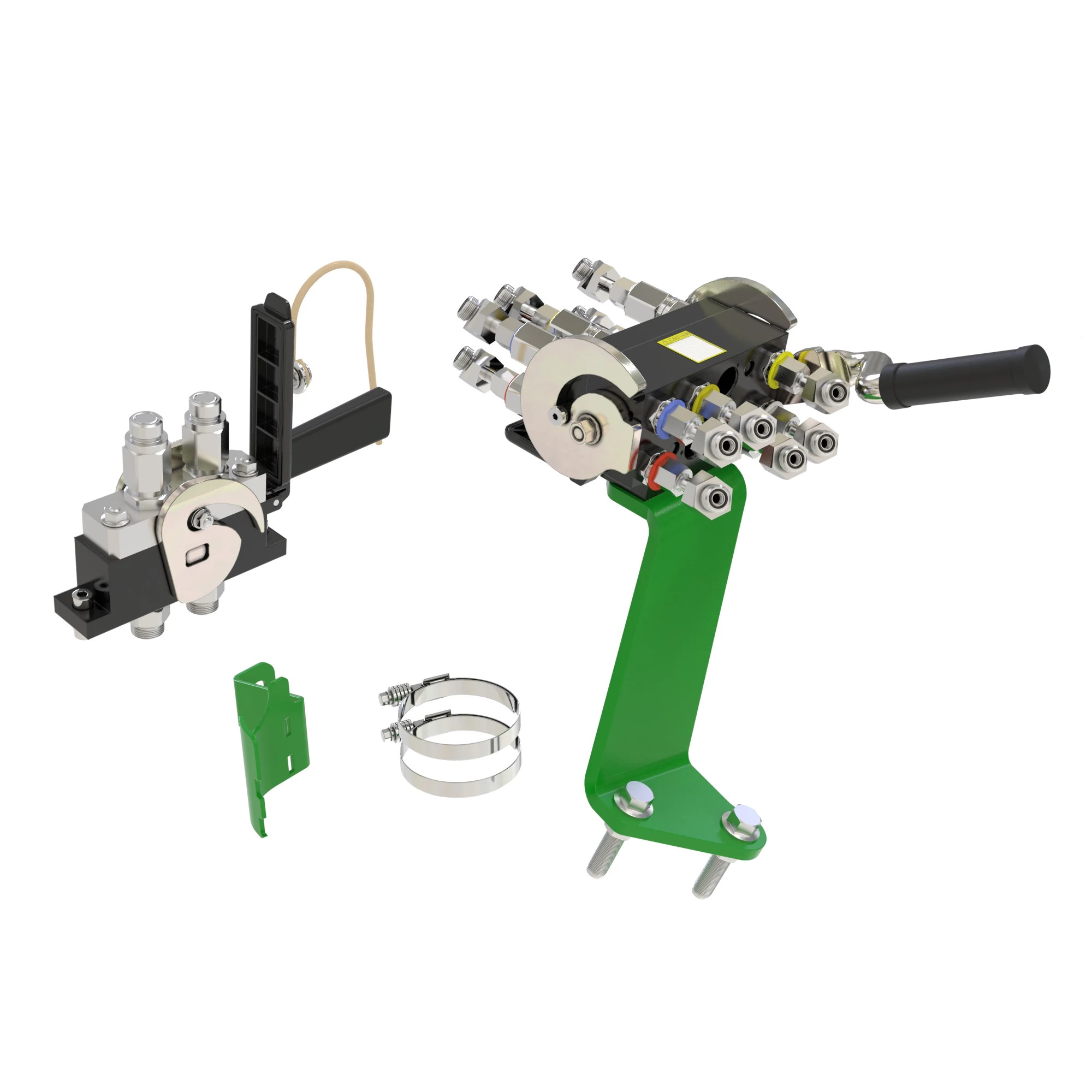 John Deere 3-Function Single-Point Hydraulic Quick-Connect Multi-Coupler Attachment - BW16402