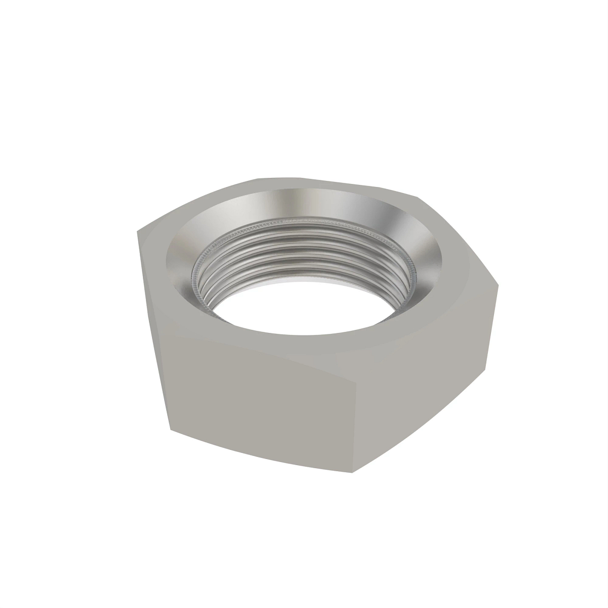 John Deere Hexagonal Lock Nut, 11.125 mm (7/16") - M91187