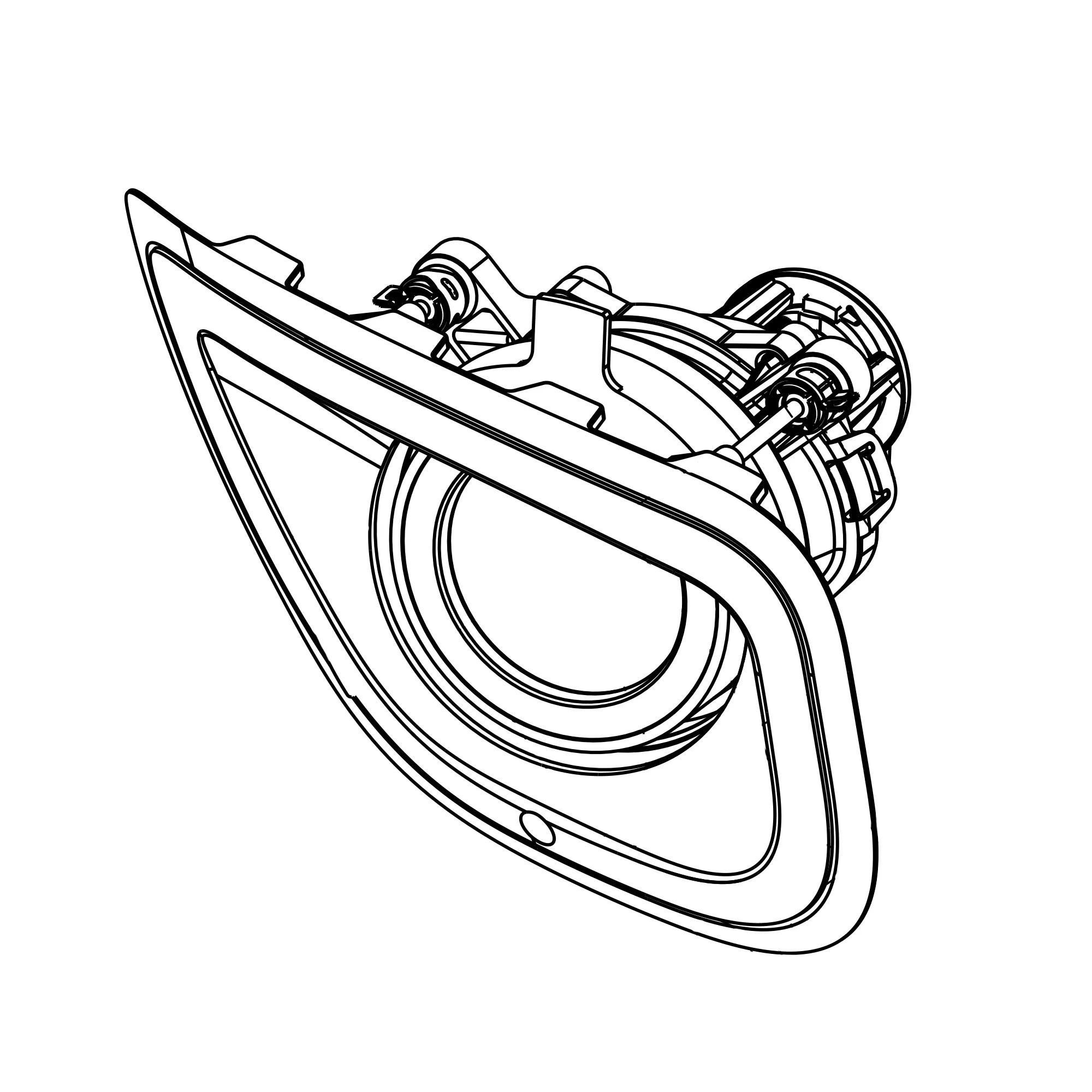 John Deere Low Beam Headlight, Right Side - AL220991