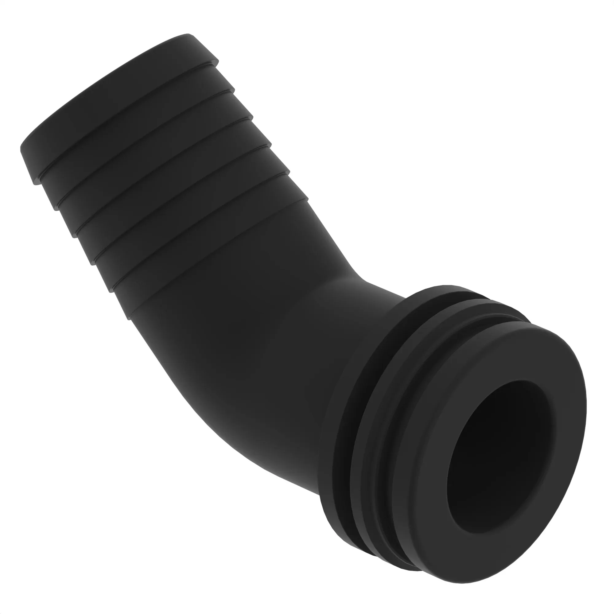 HOSE FITTING, RD40 45 DEG PL