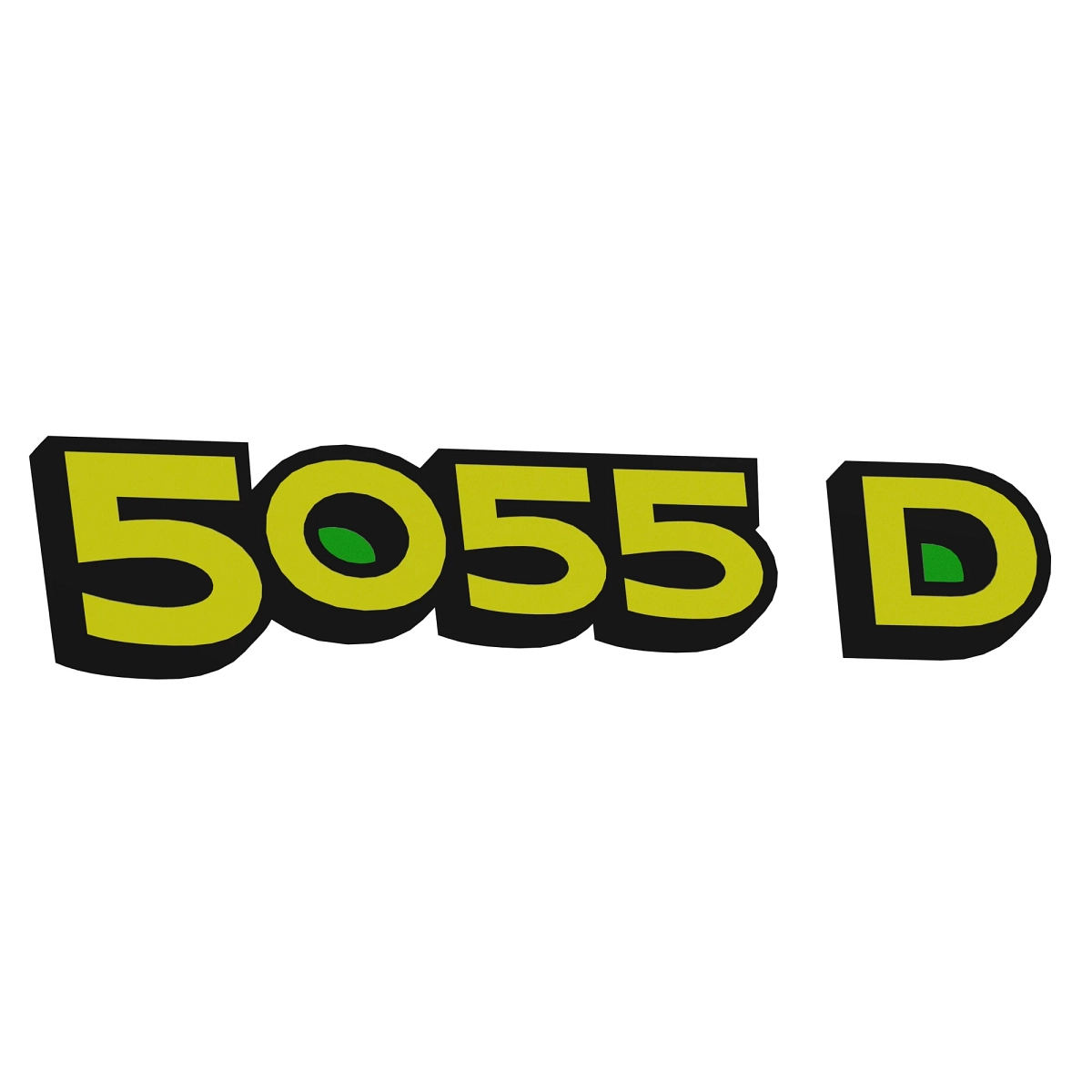 Label, Model Designation 5058D-Rh