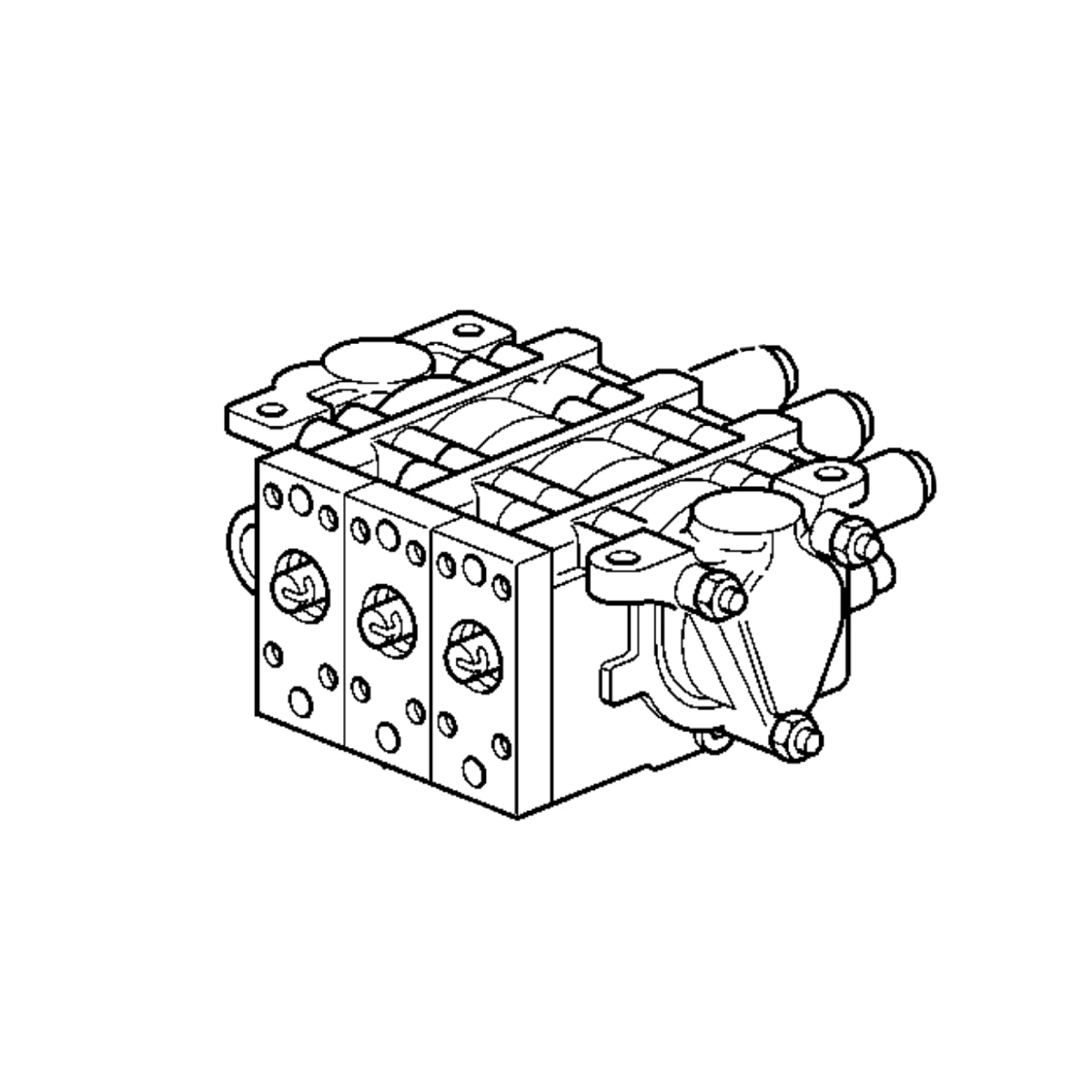 Control Valve Assy, (E-Icv) 3SECT.