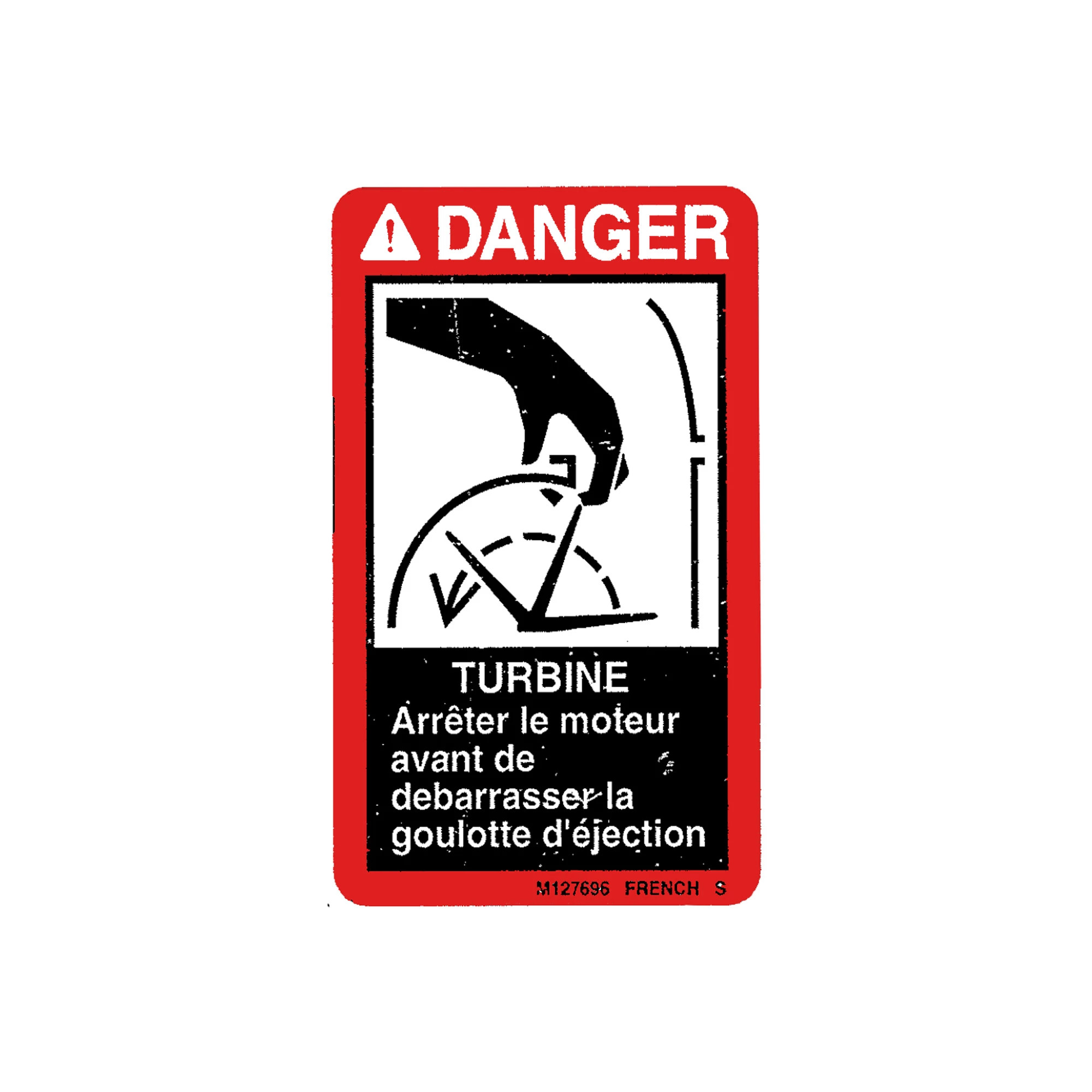 LABEL, DANGER (FR. OF M118232)
