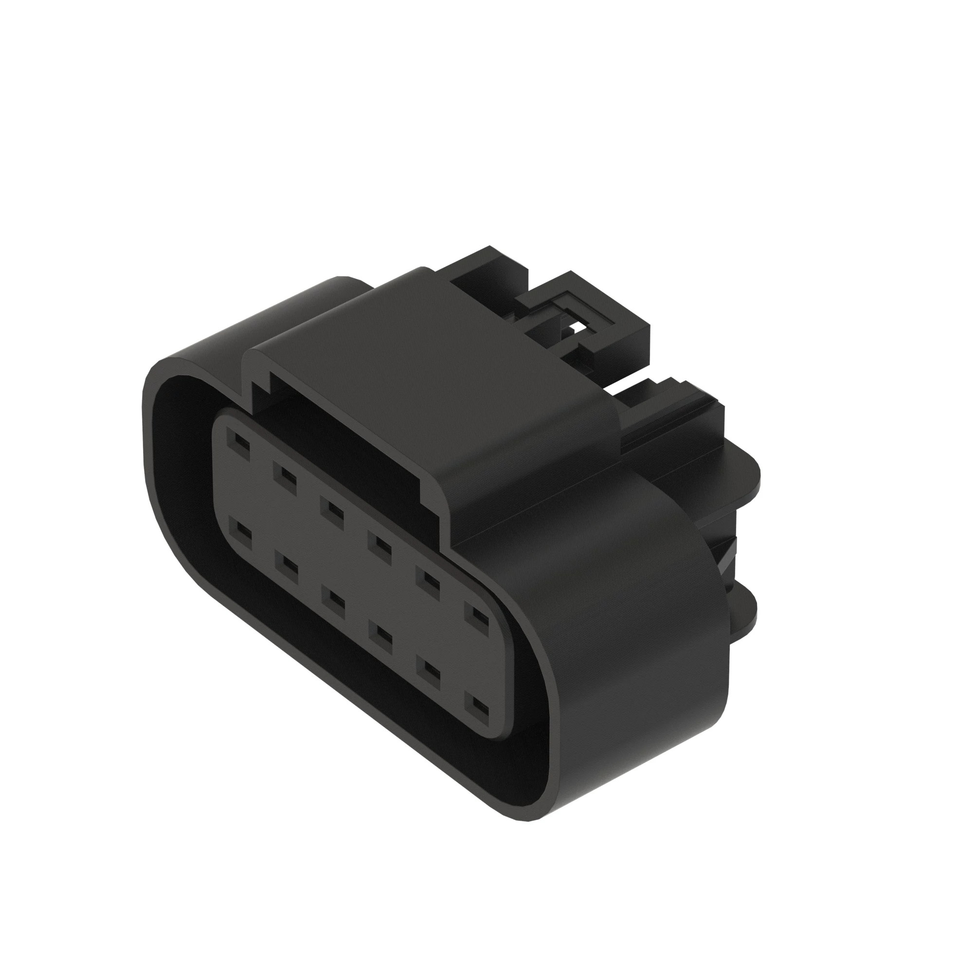 CONN DELPHI GT280 12W FS BLK PLSTC