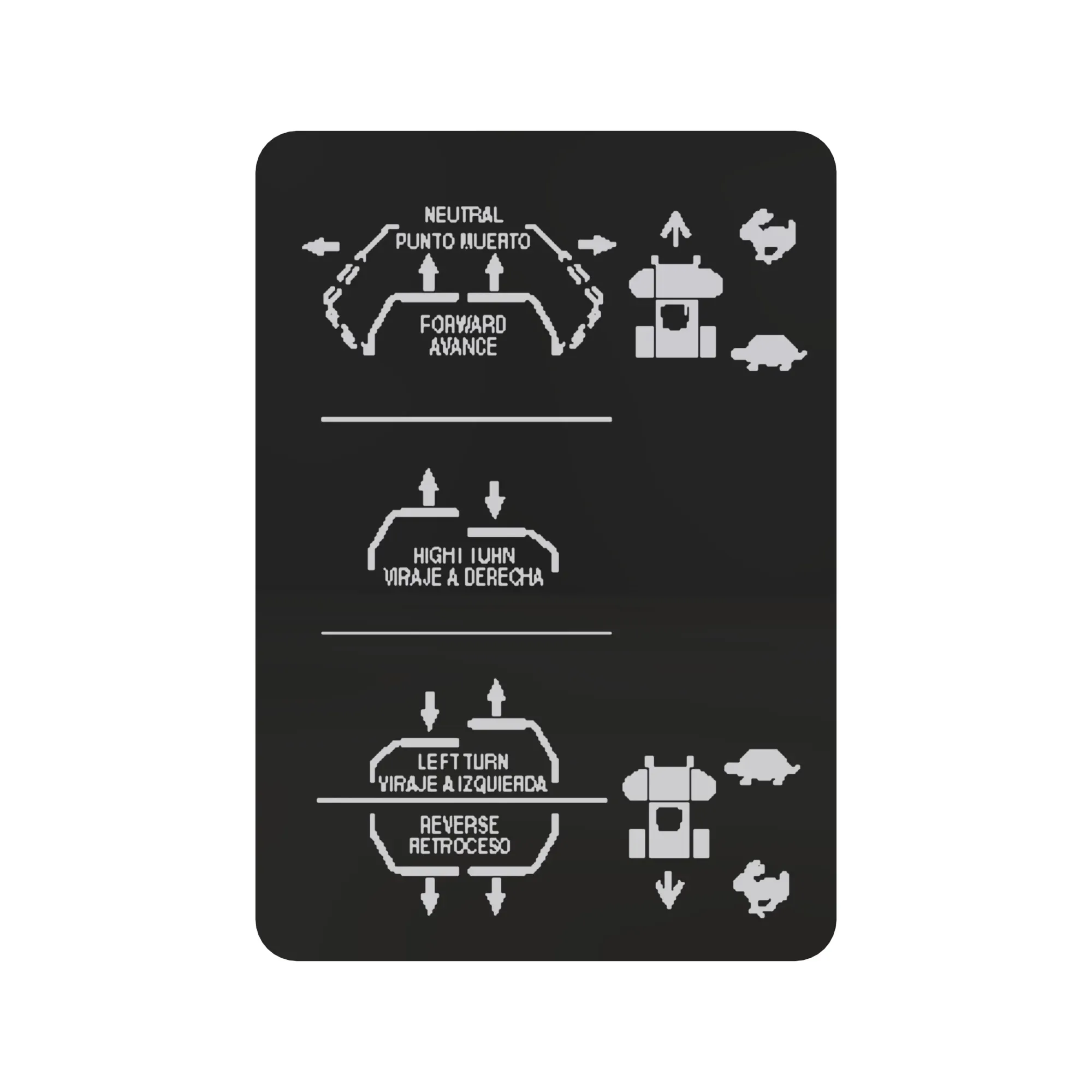 LABEL - DIRECTIONAL CONTROL