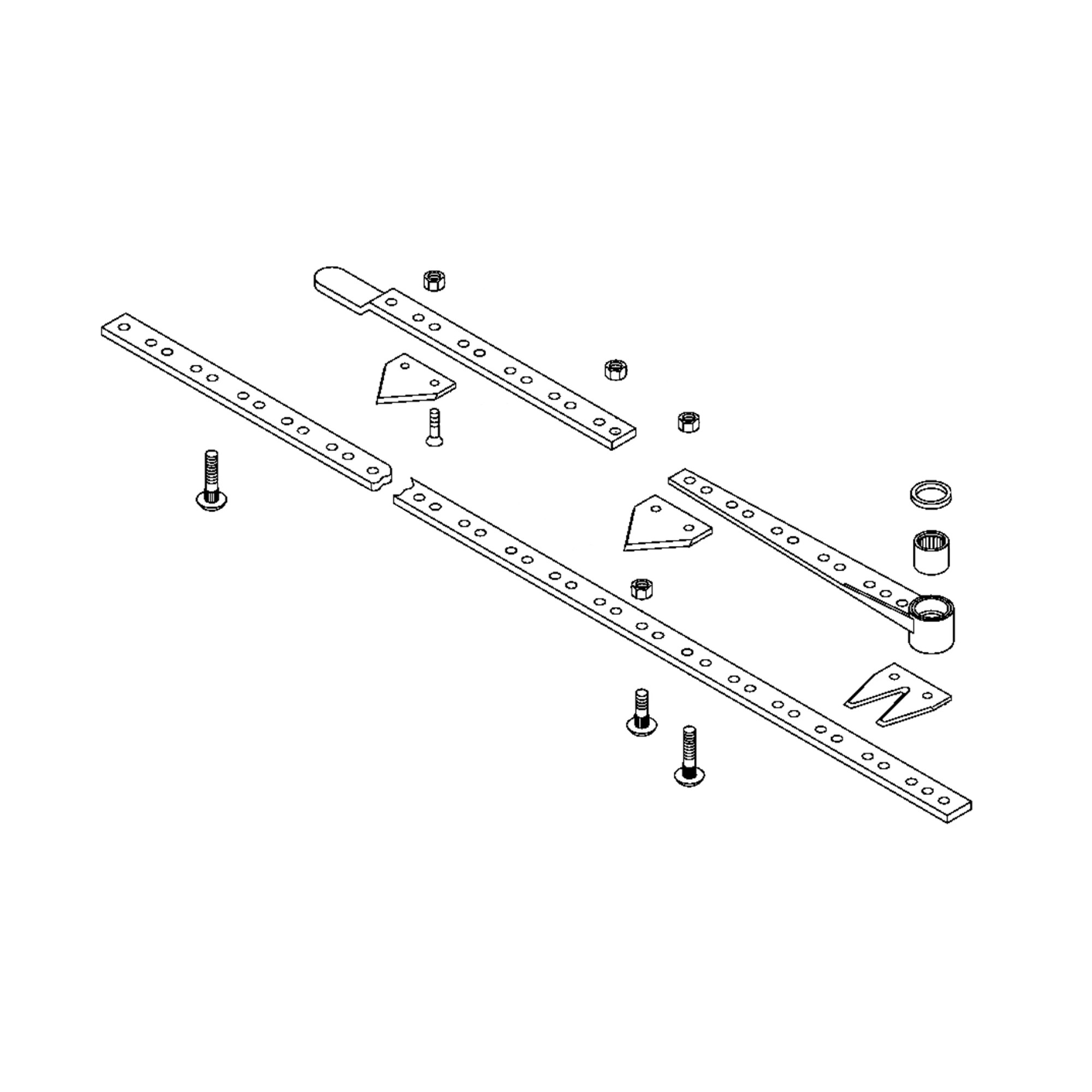 John Deere Left Side Overserrated Cutterbar, 14 Feet, 7 Teeth - AE57012